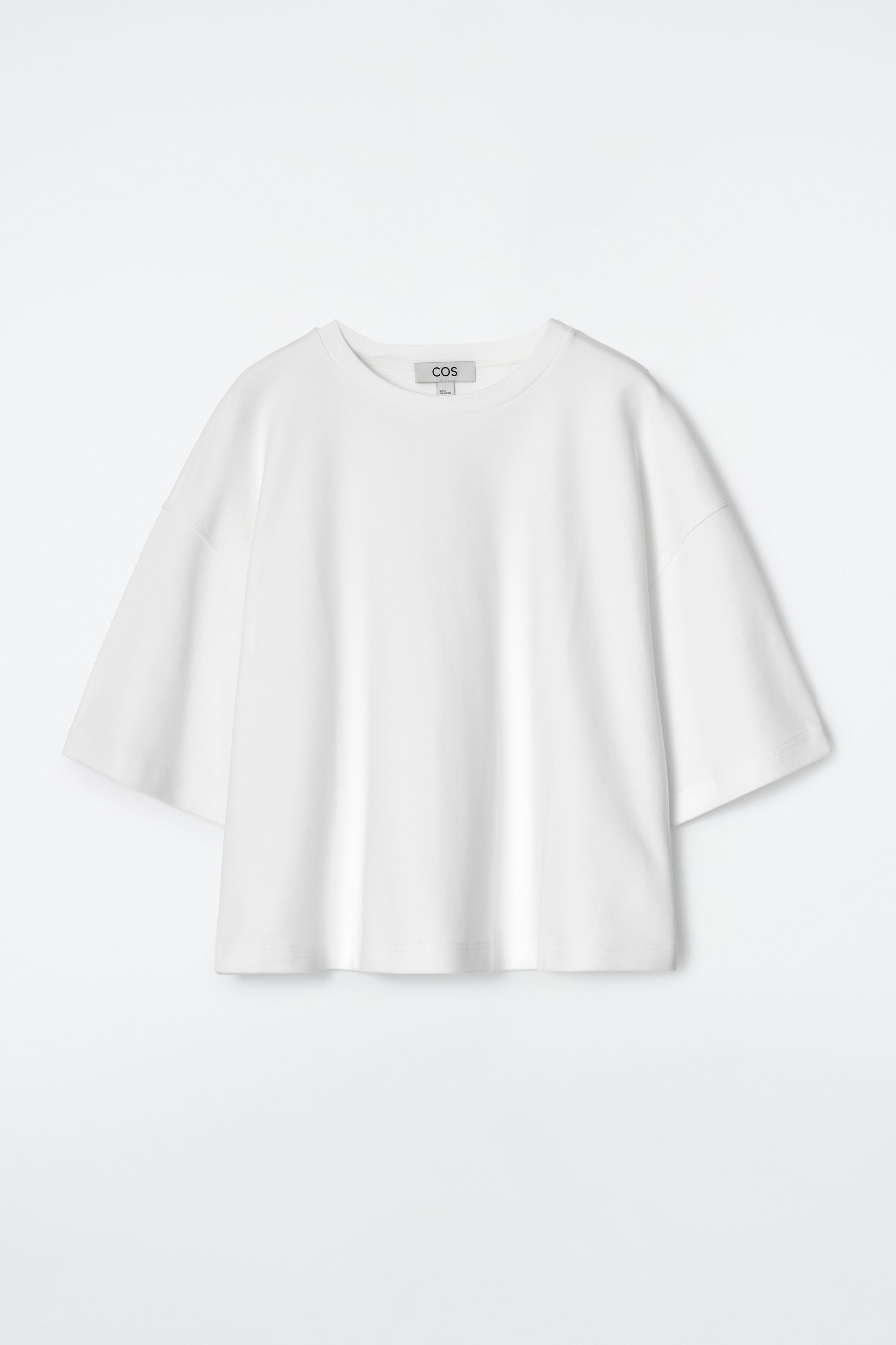 ASYMMETRIC T-SHIRT - OFF-WHITE | COS