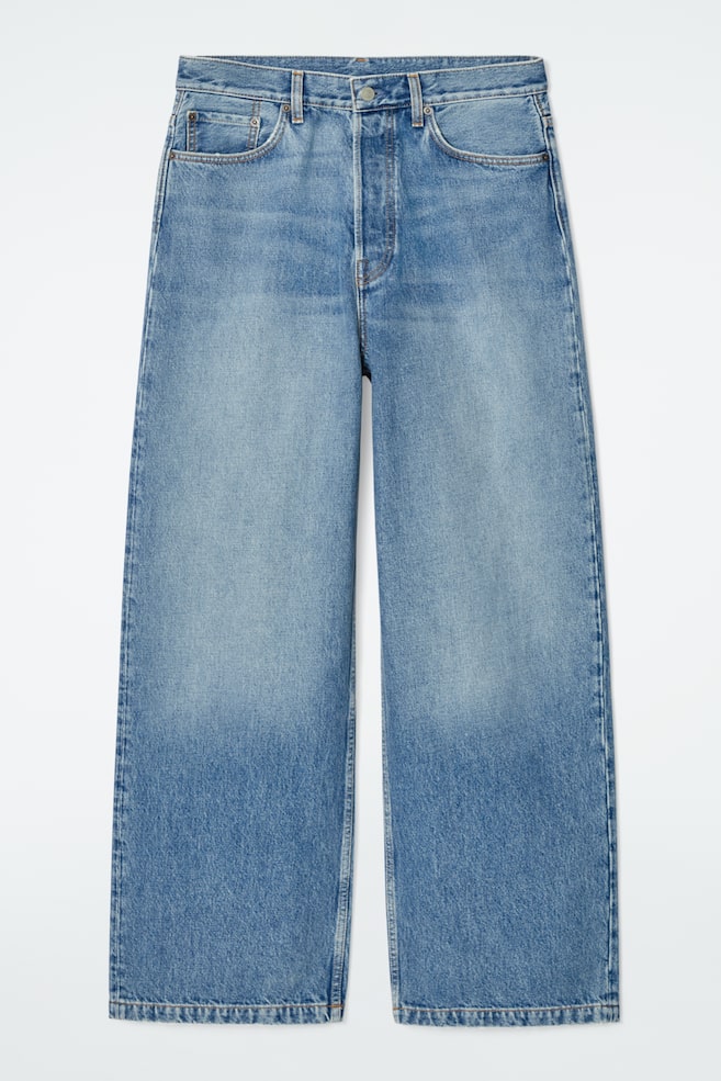 VOLUME WIDE-LEG JEANS - TRUE BLUE - 1