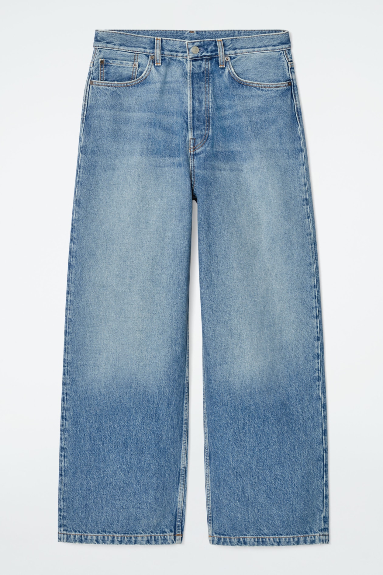 VOLUME WIDE-LEG JEANS