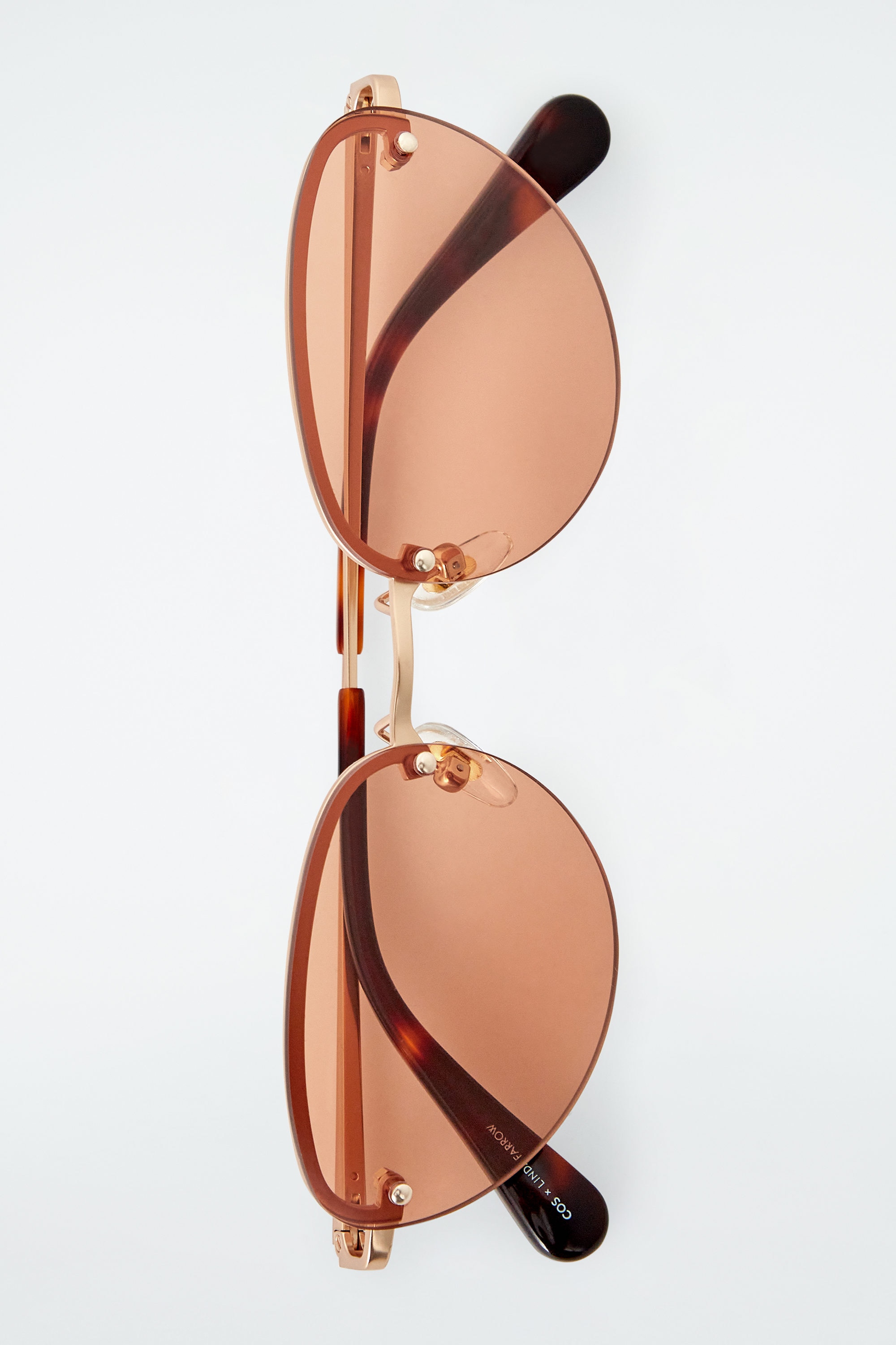 DAZE SUNGLASSES - CAT-EYE - AMBER / GOLD | COS