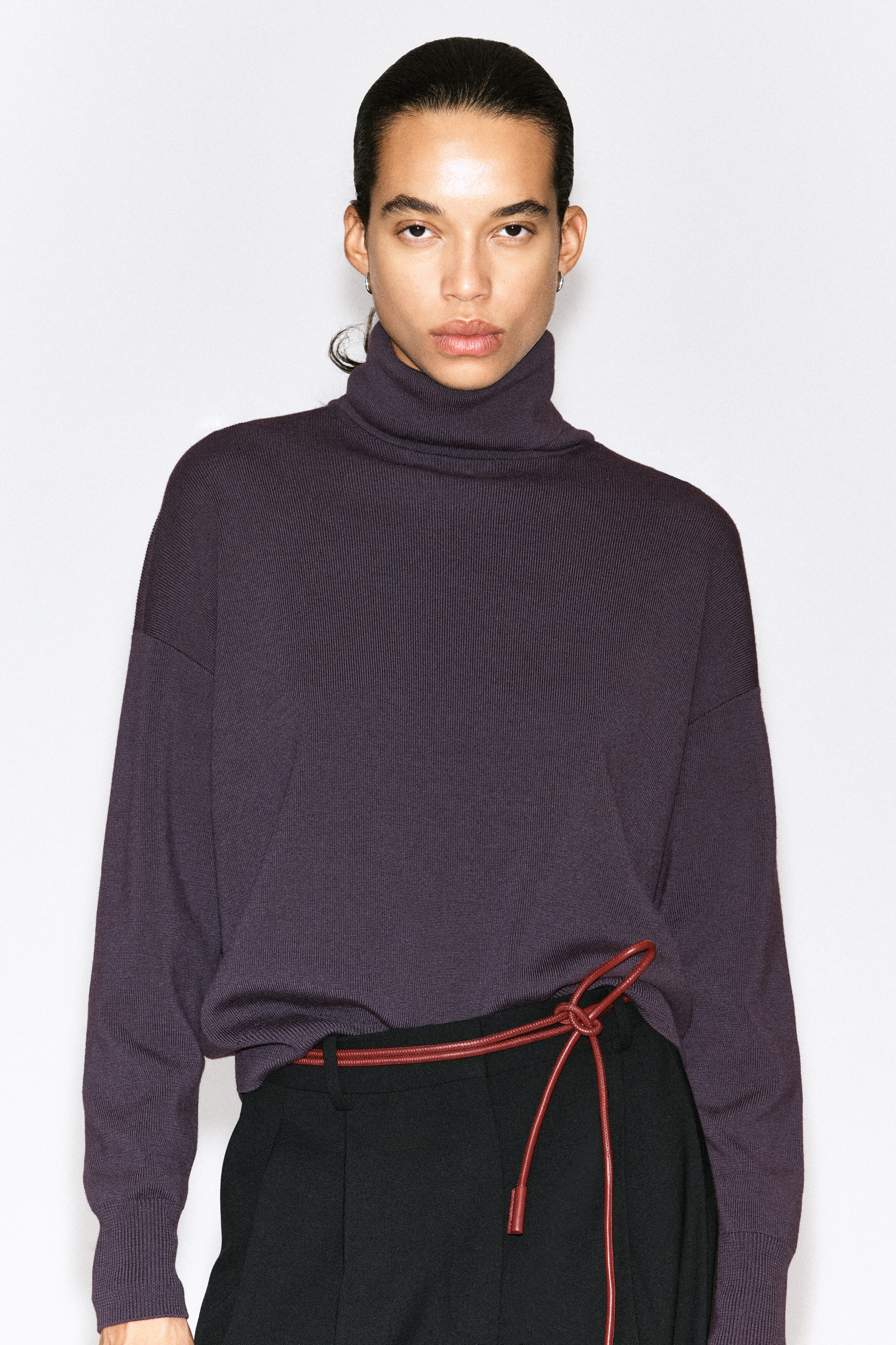 MERINO WOOL ROLL-NECK SWEATER - thumbnail 6