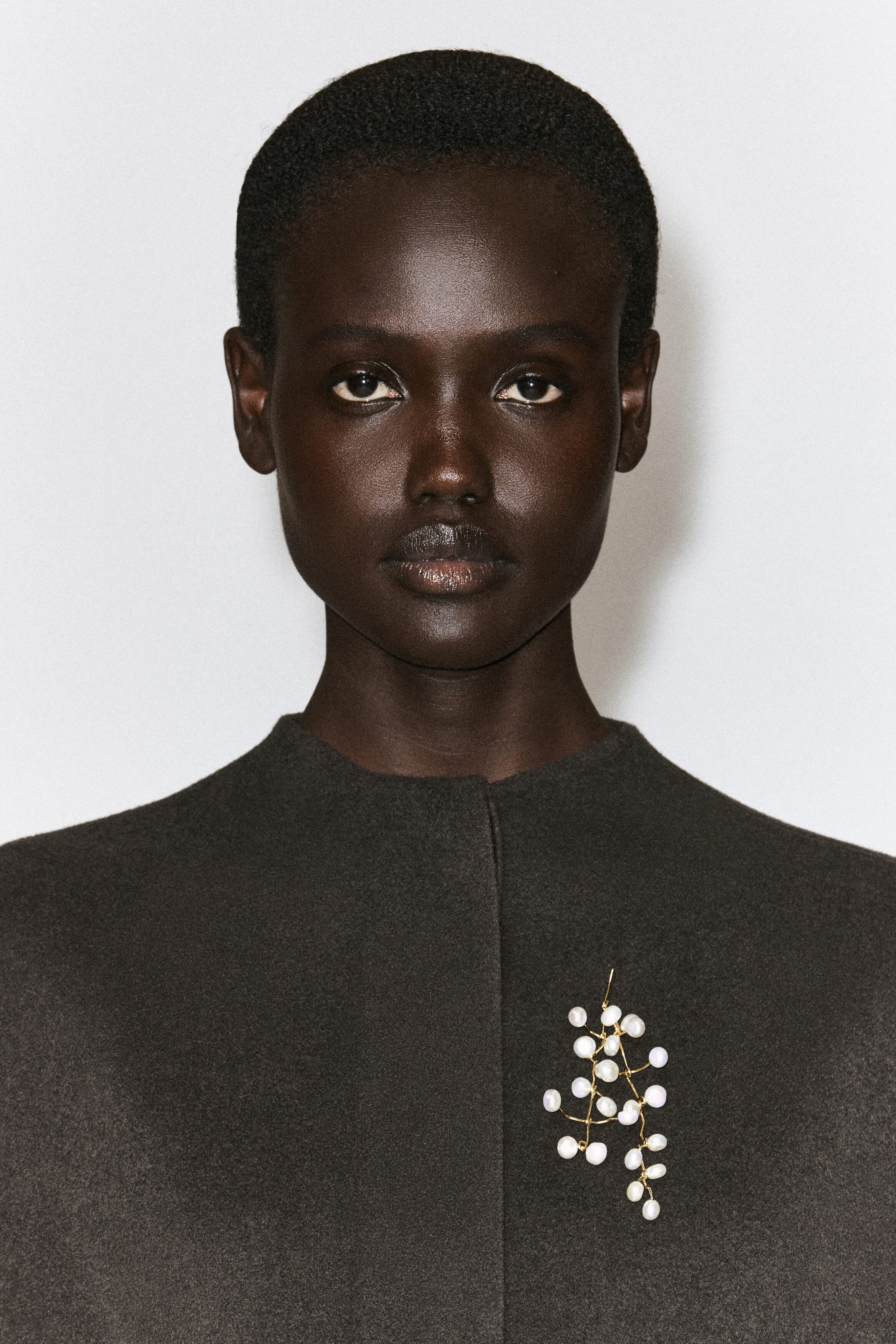 Cascading Freshwater Pearl Brooch by COS