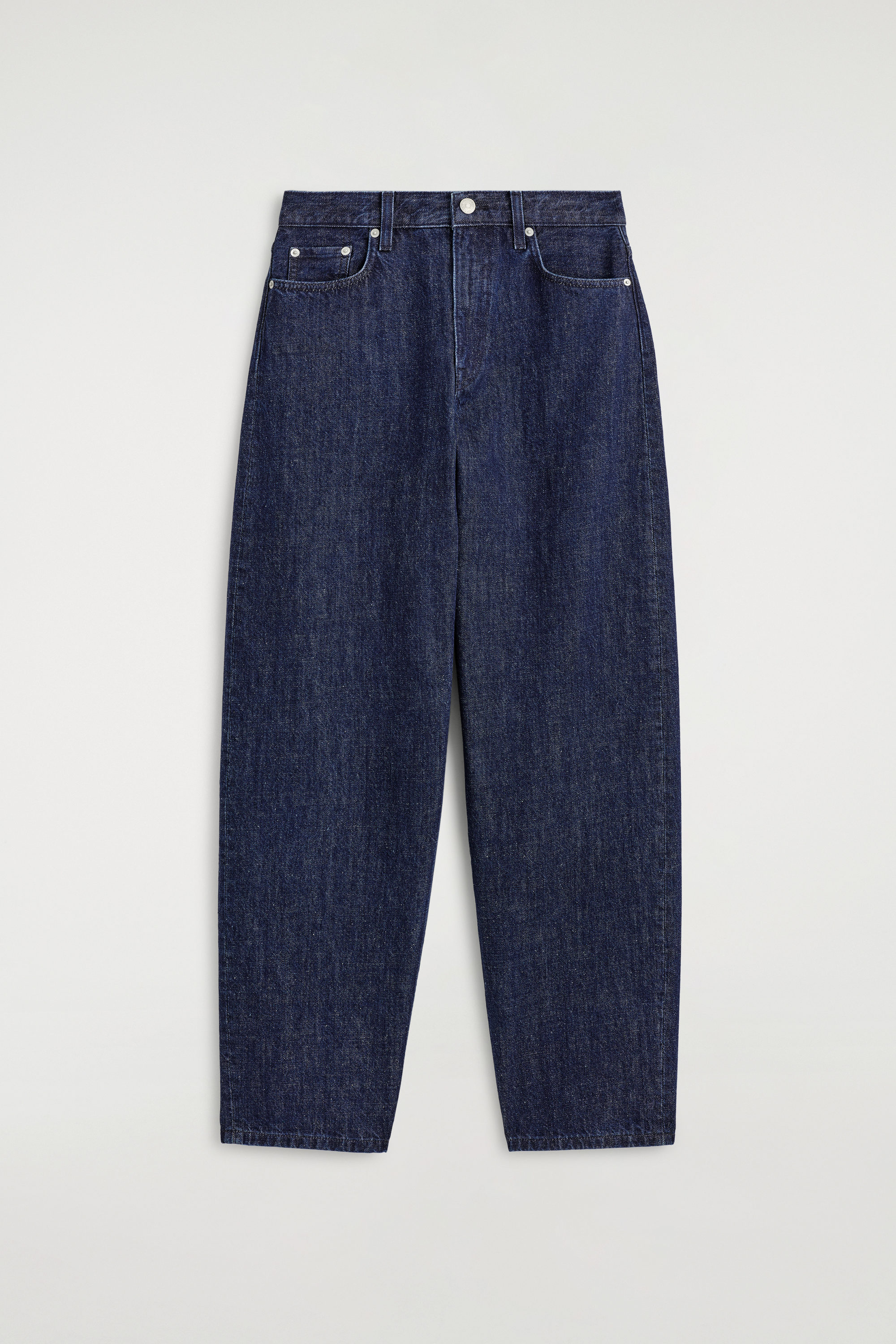 COS デニム BAY BARREL-LEG JEANS - DARK BLUE | COS US