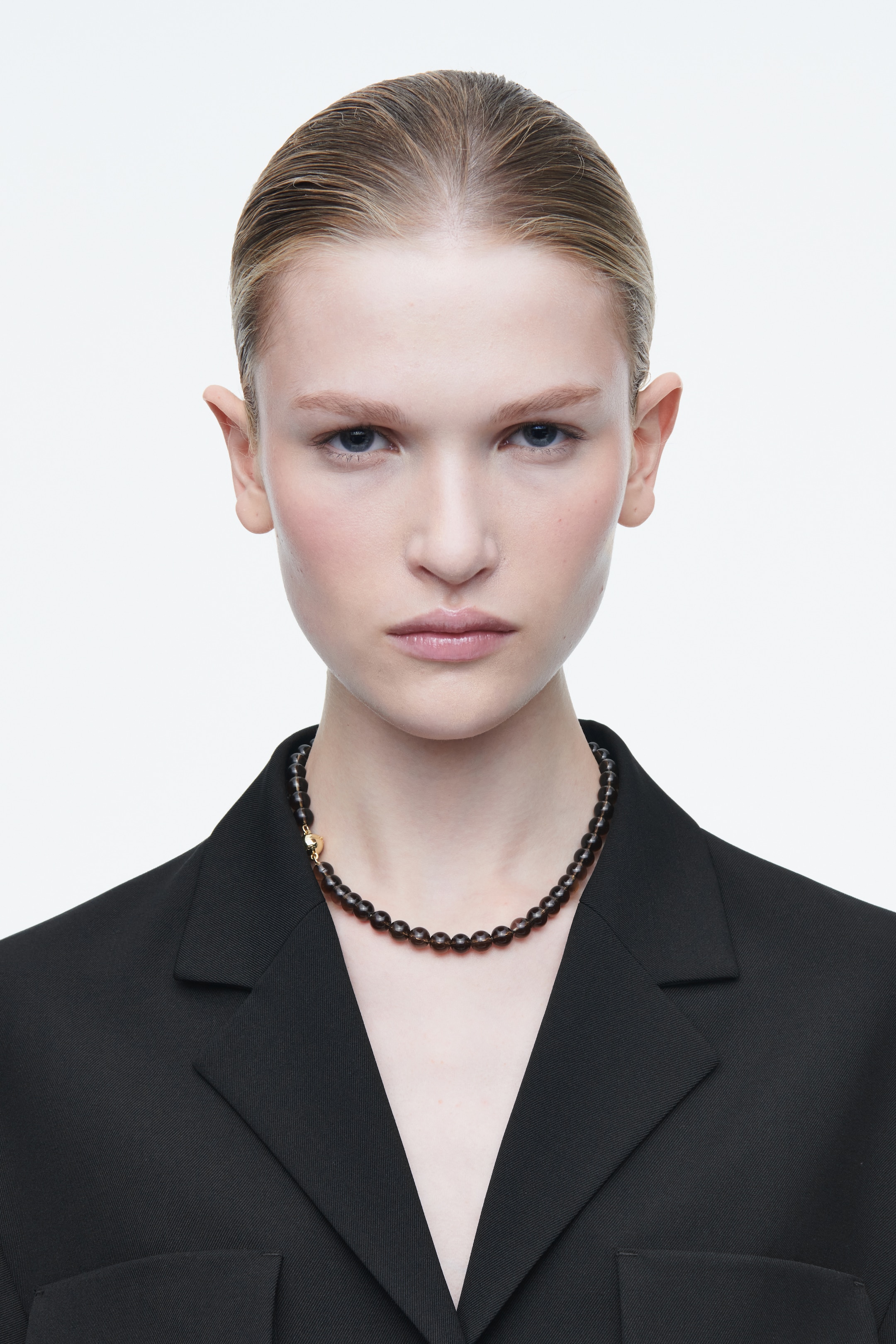 Agrandir l'image: COLLIER EN PERLES DE QUARTZ - BRUN - FEMME | H&M FR 1