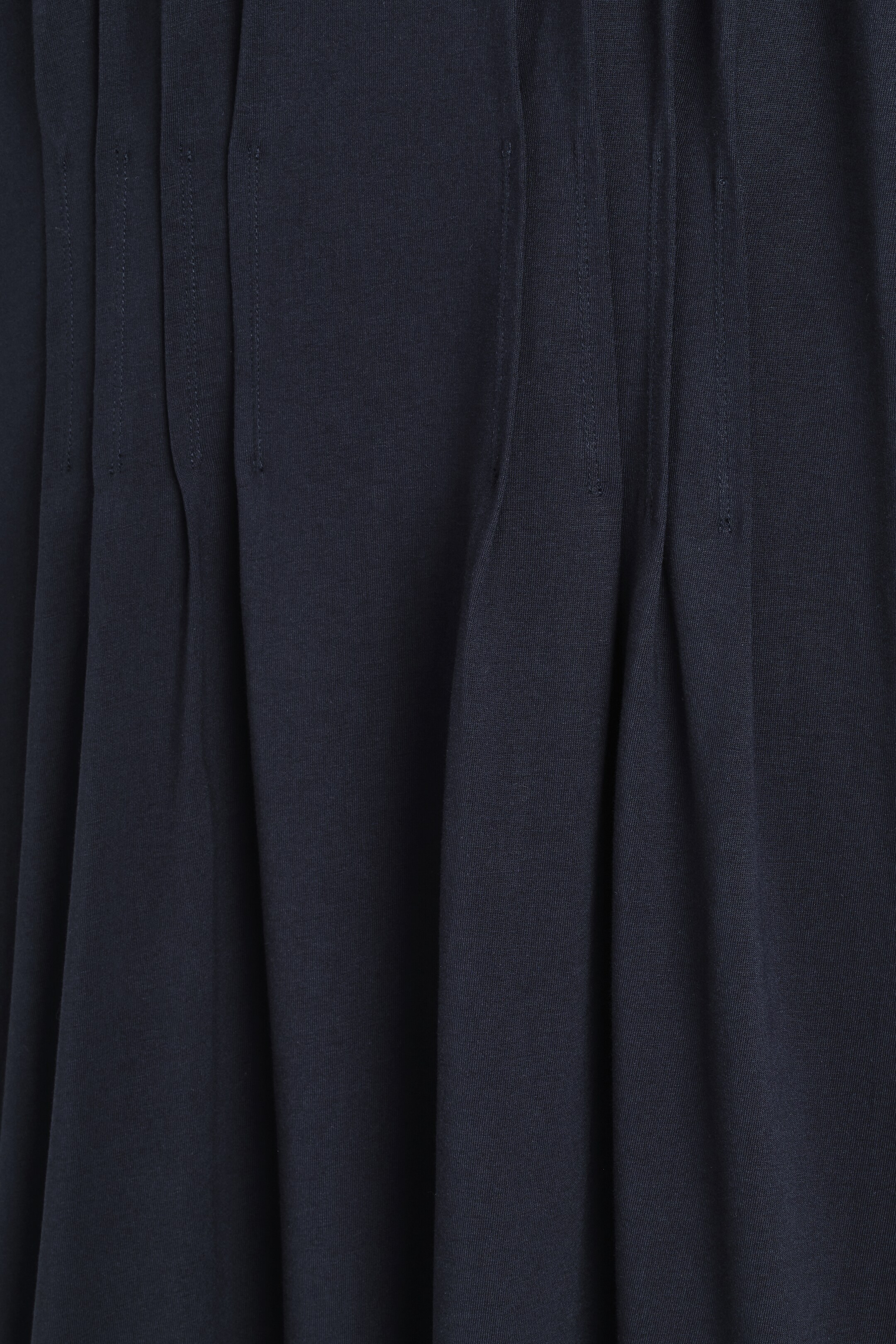 Agrandir l'image: ROBE MIDI NERVURÉE EN COTON - BLEU MARINE - FEMME | H&M CH 6