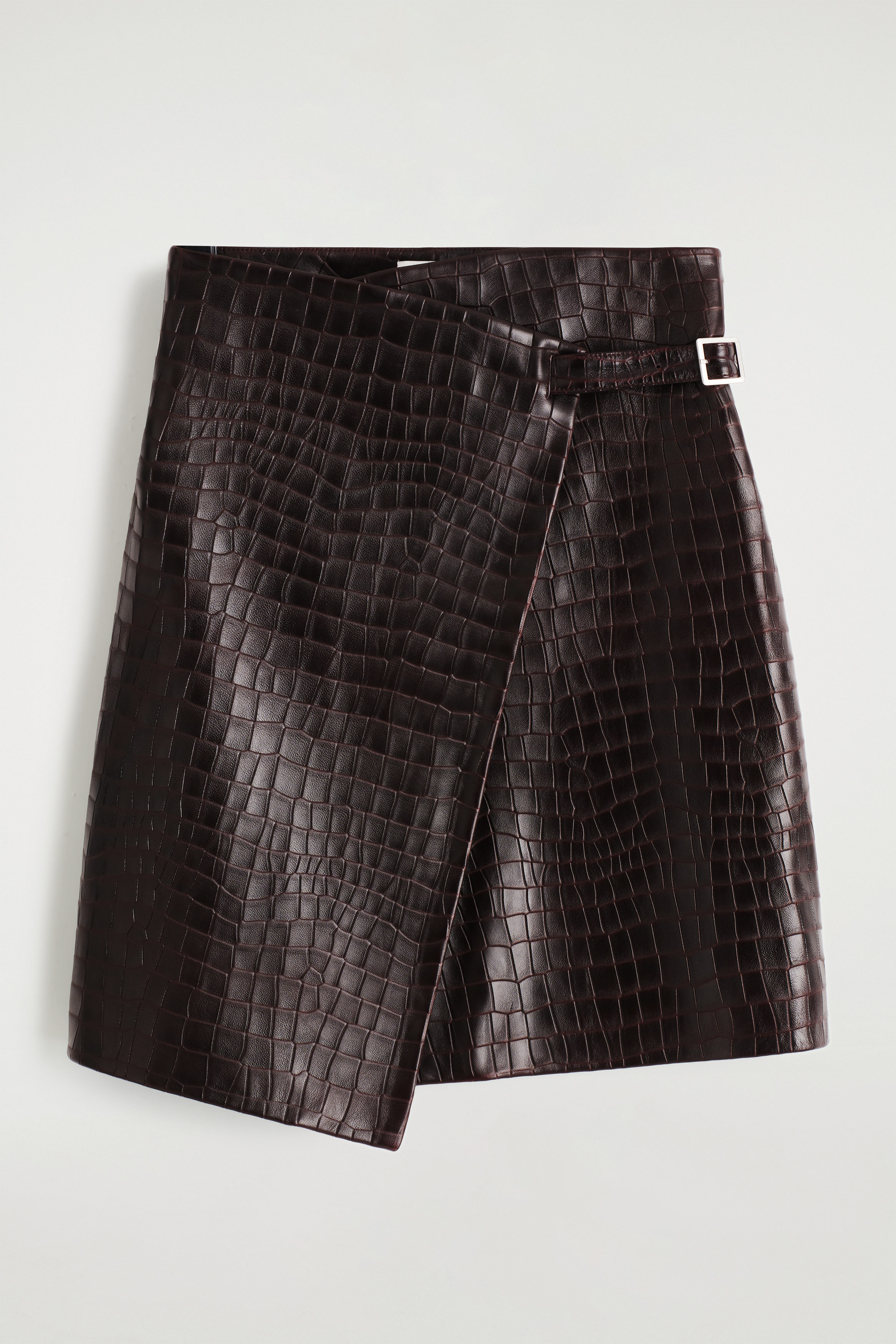 ミニスカート [MATINKIM]zipper point linen mini skirt in black ZIPPER POINT LINEN MINI SKIRT IN BLACK - 감도 깊은 취향