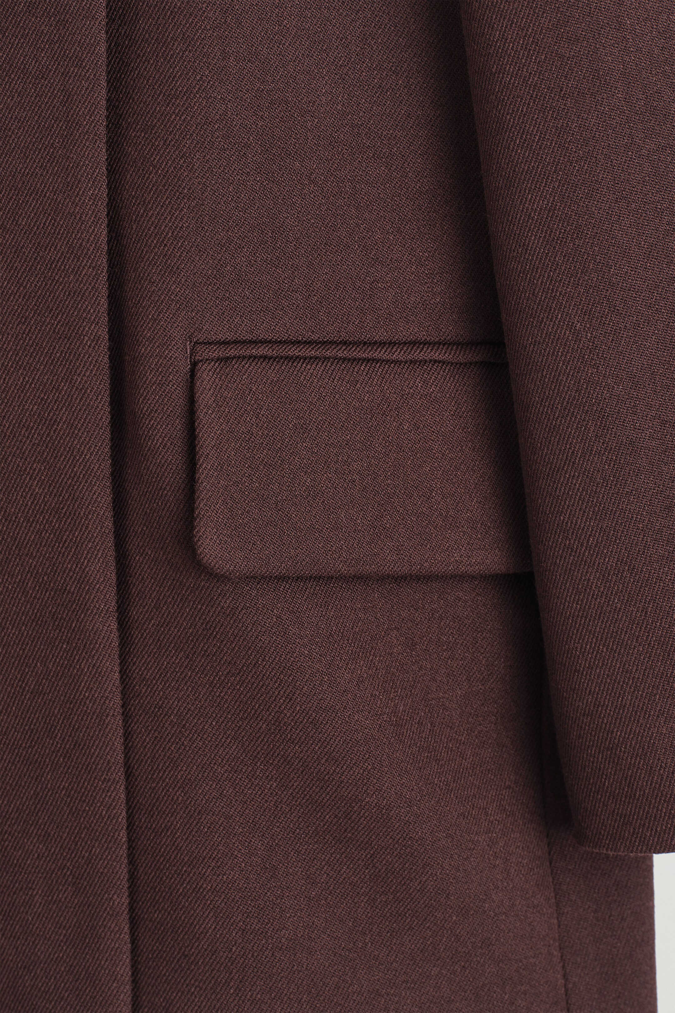 Agrandir l'image: VESTE DE TAILLEUR EN LAINE MÉLANGÉE - BRUN FONCÉ - FEMME | H&M BE 8