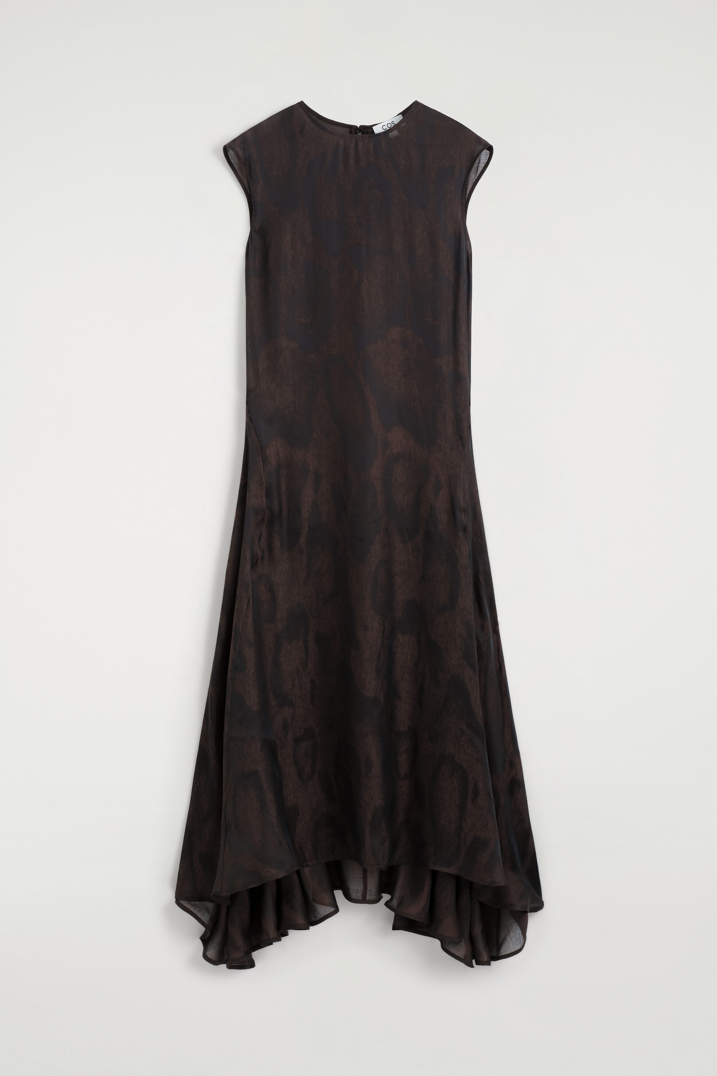Animal-jacquard Midi Dress