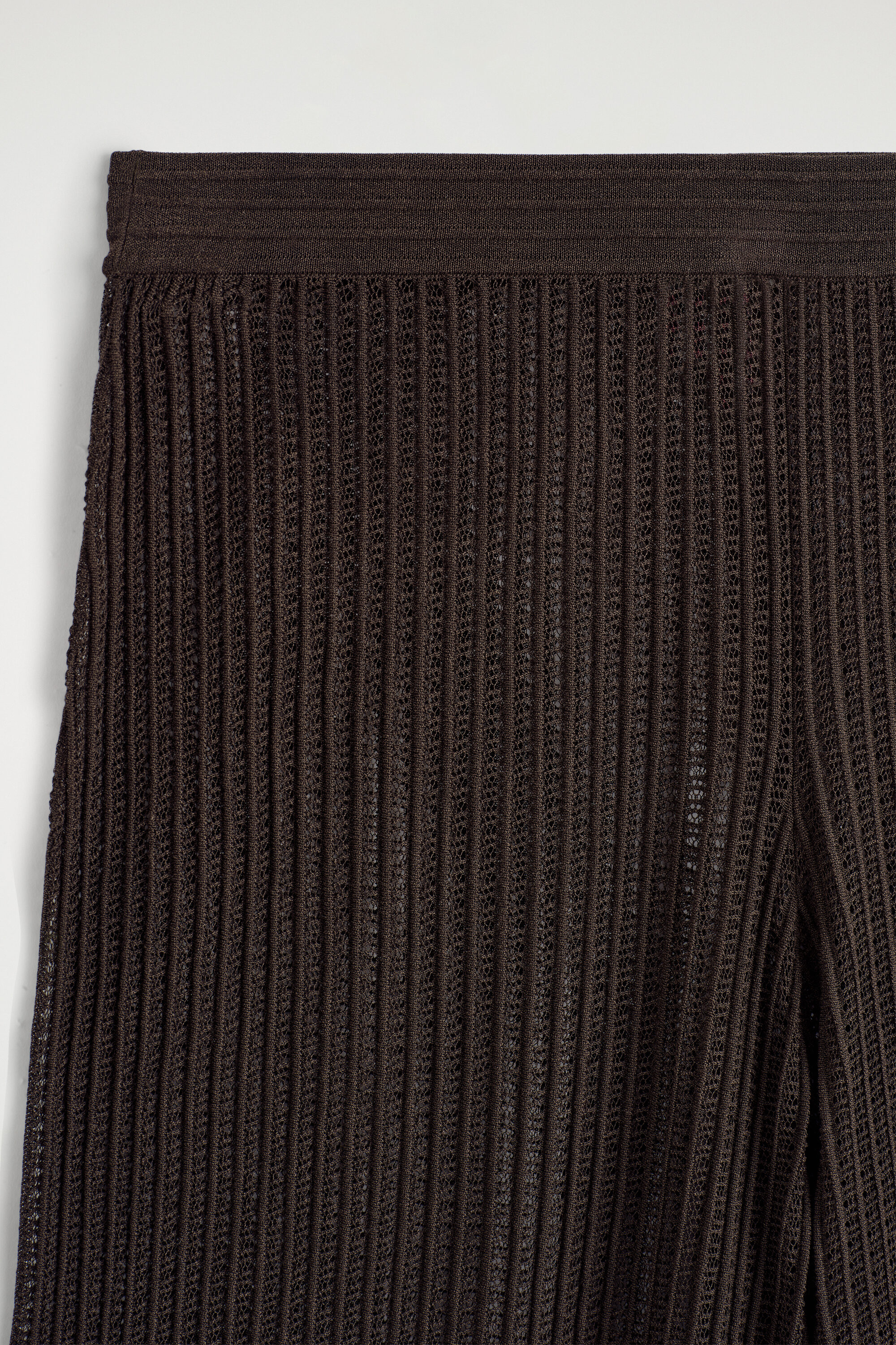 RIBBED OPEN-KNIT PANTS - thumbnail 6