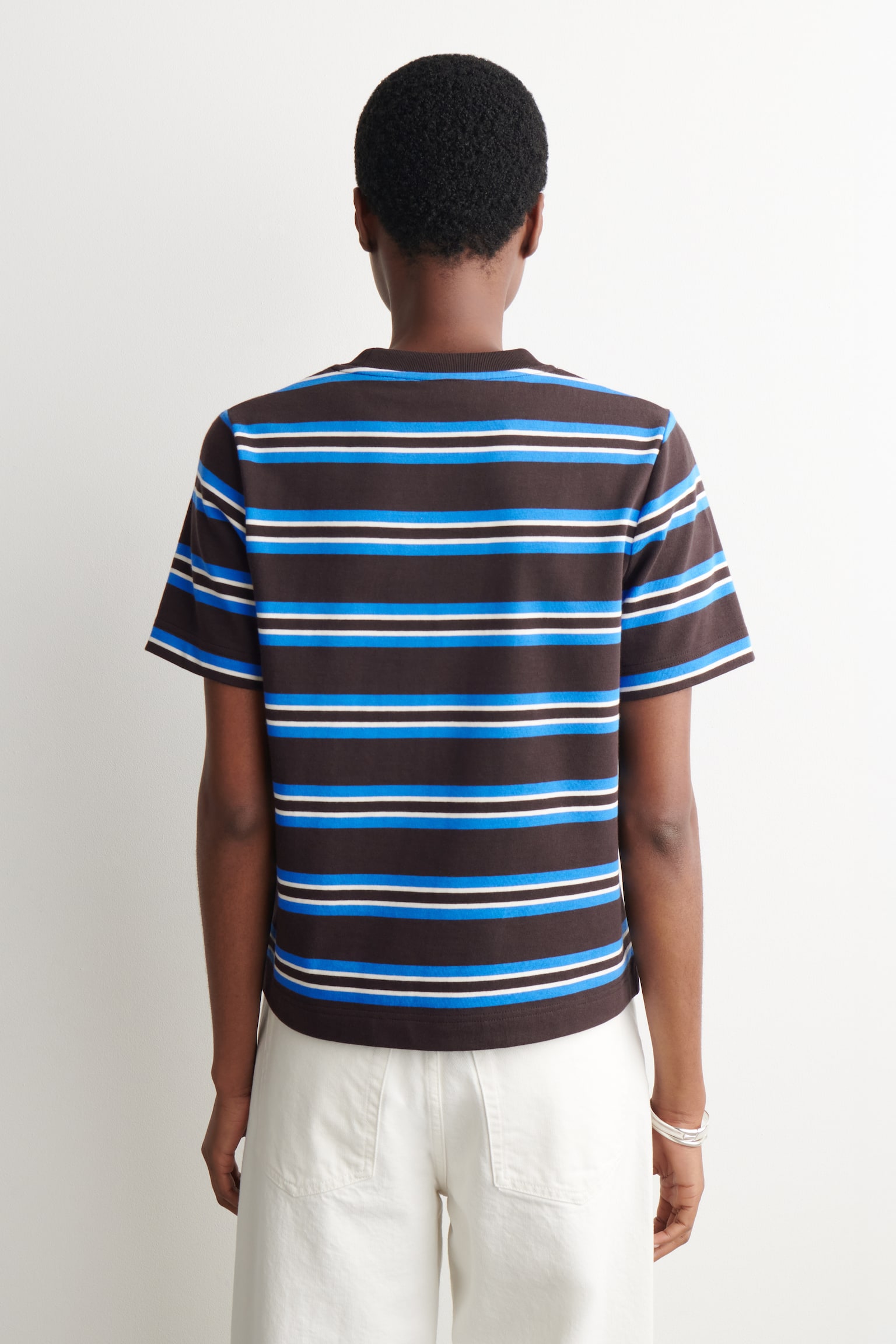 CLEAN CUT - CAMISETA DE MANGA CORTA - MARRÓN / AZUL / RAYAS/BLANCO/NEGRO/AZUL ACIANO/BEIGE JASPEADO/AZUL MARINO/VERDE/ROJO OSCURO - 3