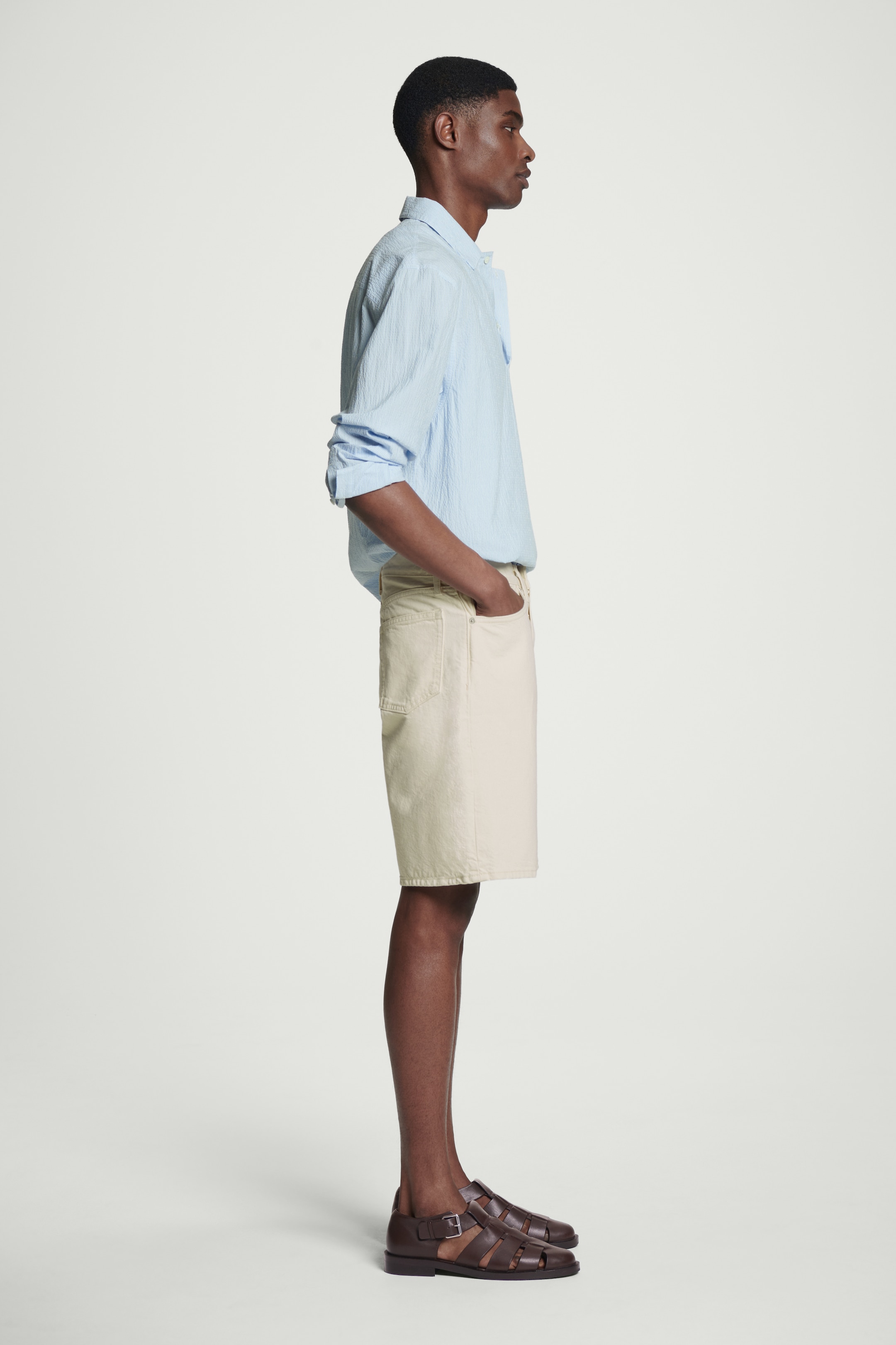 Grösseres Bild ansehen: JEANSSHORTS - ECRU - HERREN | H&M CH 3