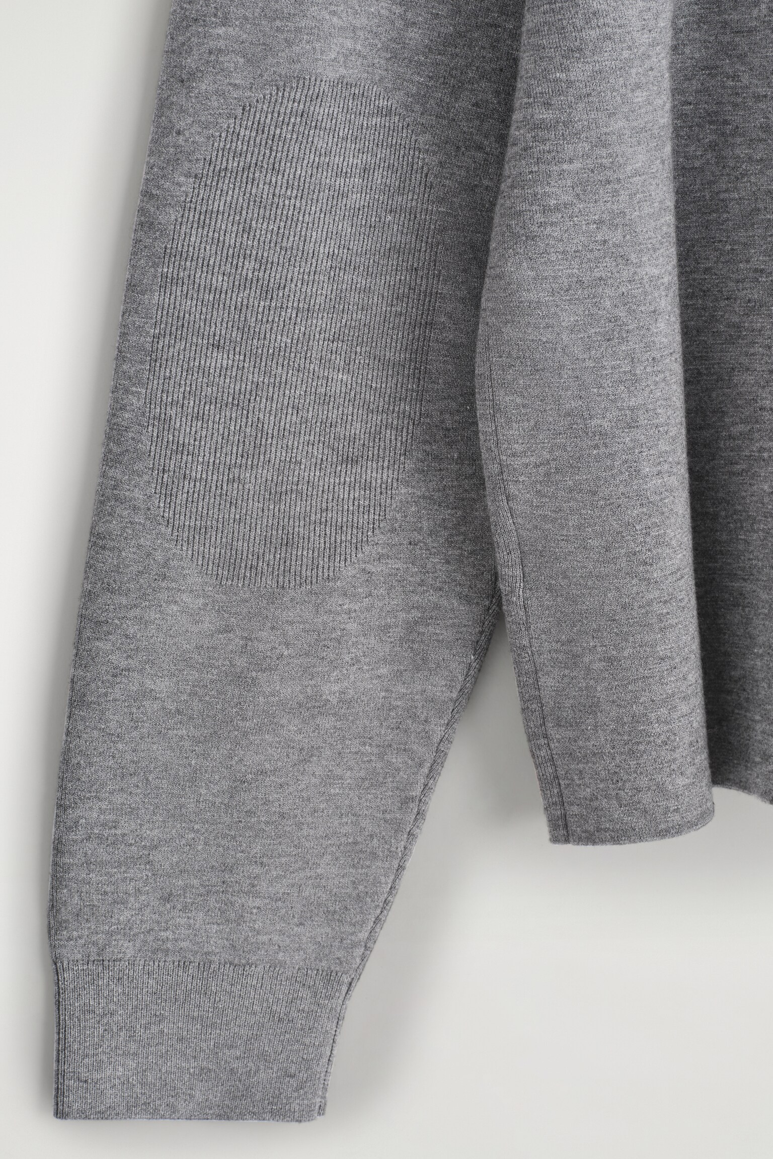CARDIGAN EN MAILLE DOUBLE FACE - GRIS CHINÉ/NOIR - 6