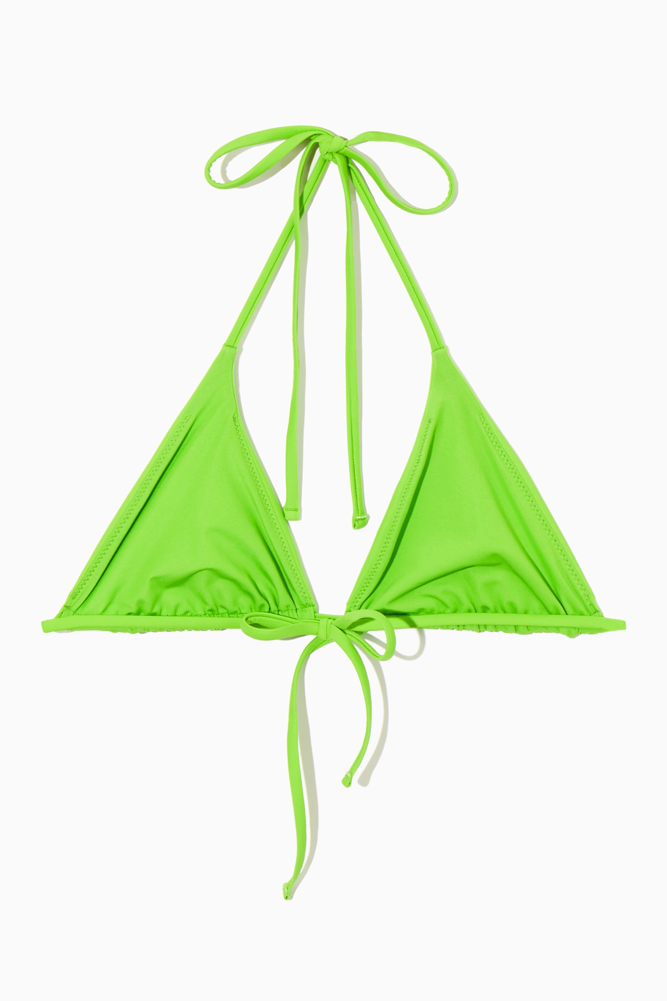 View larger image: TRIANGLE BIKINI TOP - NEON GREEN - Ladies | H&M GB 2