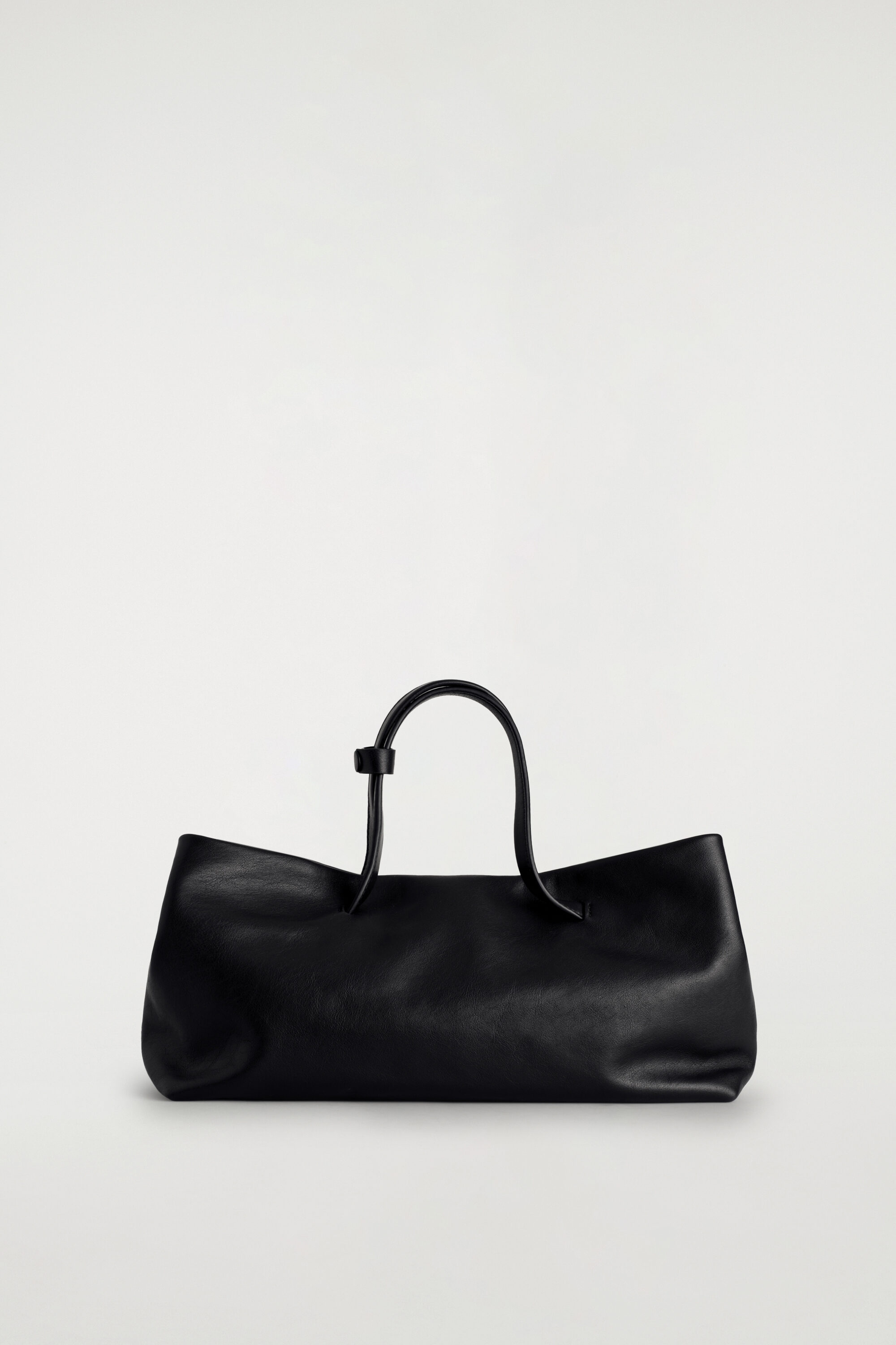 BATEAU TOTE BAG - LEATHER - BLACK | COS US