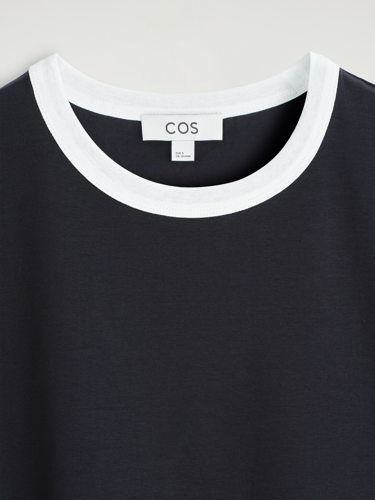 T-SHIRT RINGER COURT - MARINE / BLANC/BORDEAUX / CRÈME/BLANC / BRUN/BLANC / RAYURES/NOIR - 4