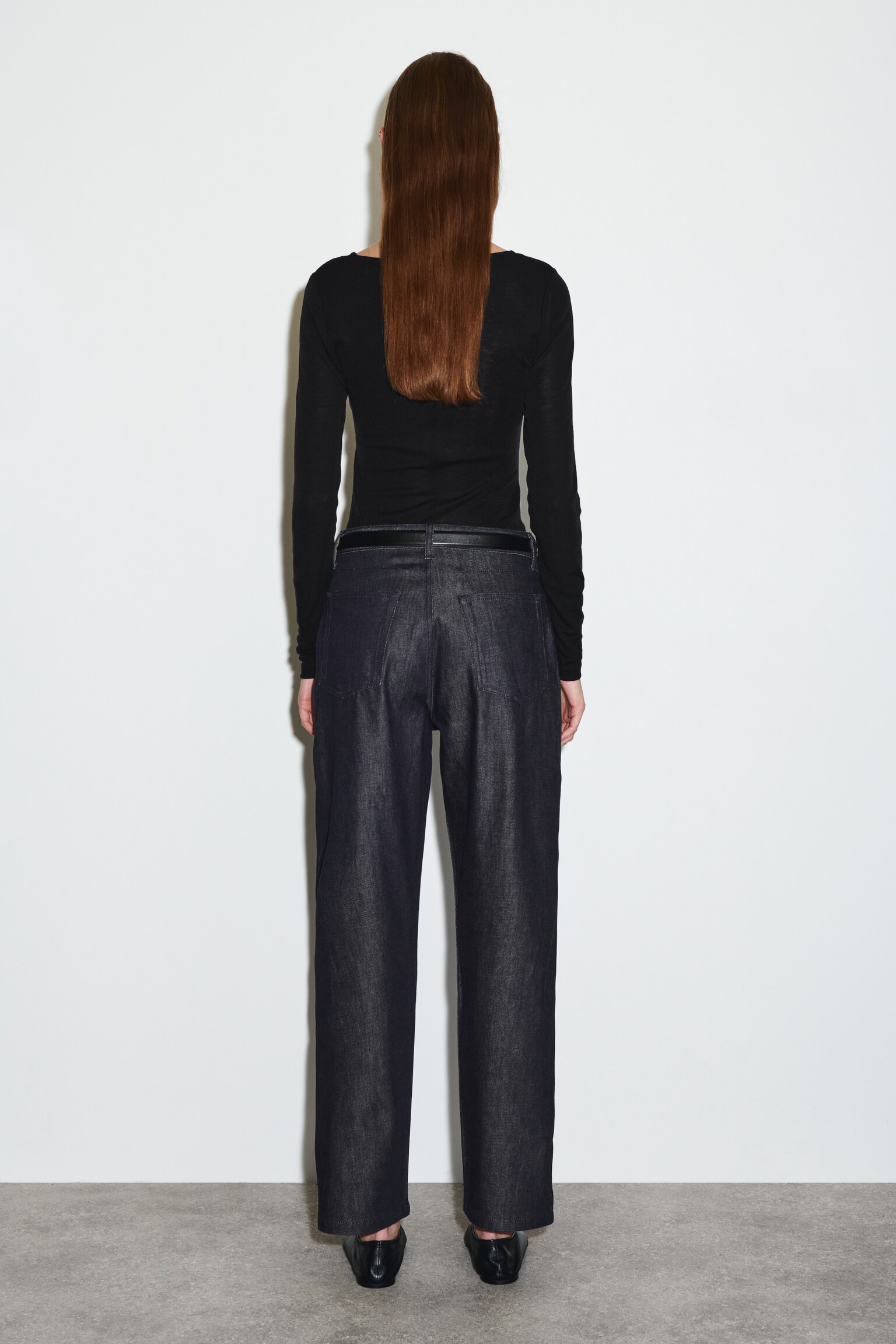 PANTALON COURT EN DENIM - INDIGO - 3