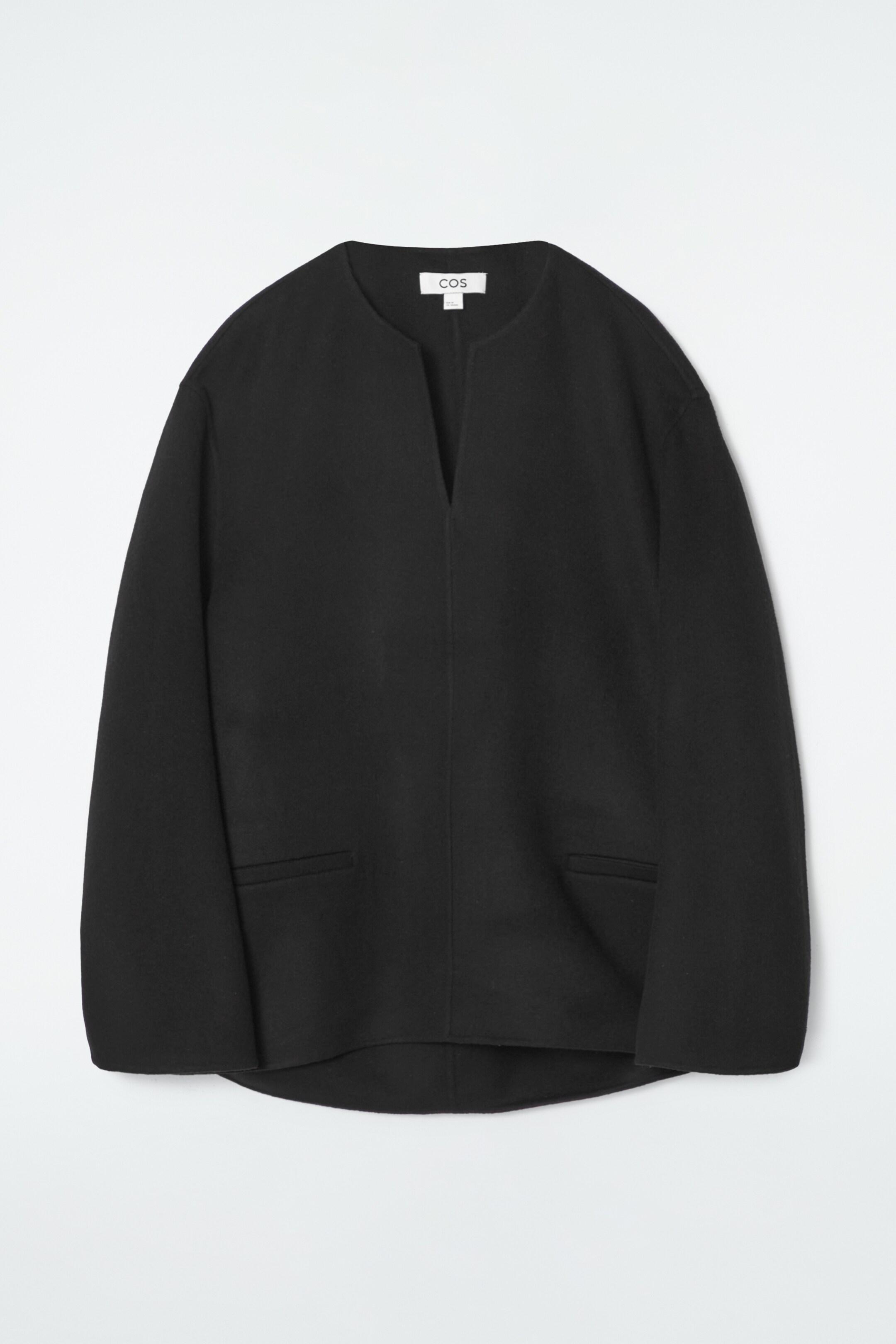 Agrandir l'image: BLOUSE EN LAINE DOUBLE FACE - NOIR - FEMME | H&M CH 1