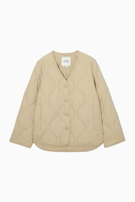 PADDED LINER JACKET — BEIGE 2