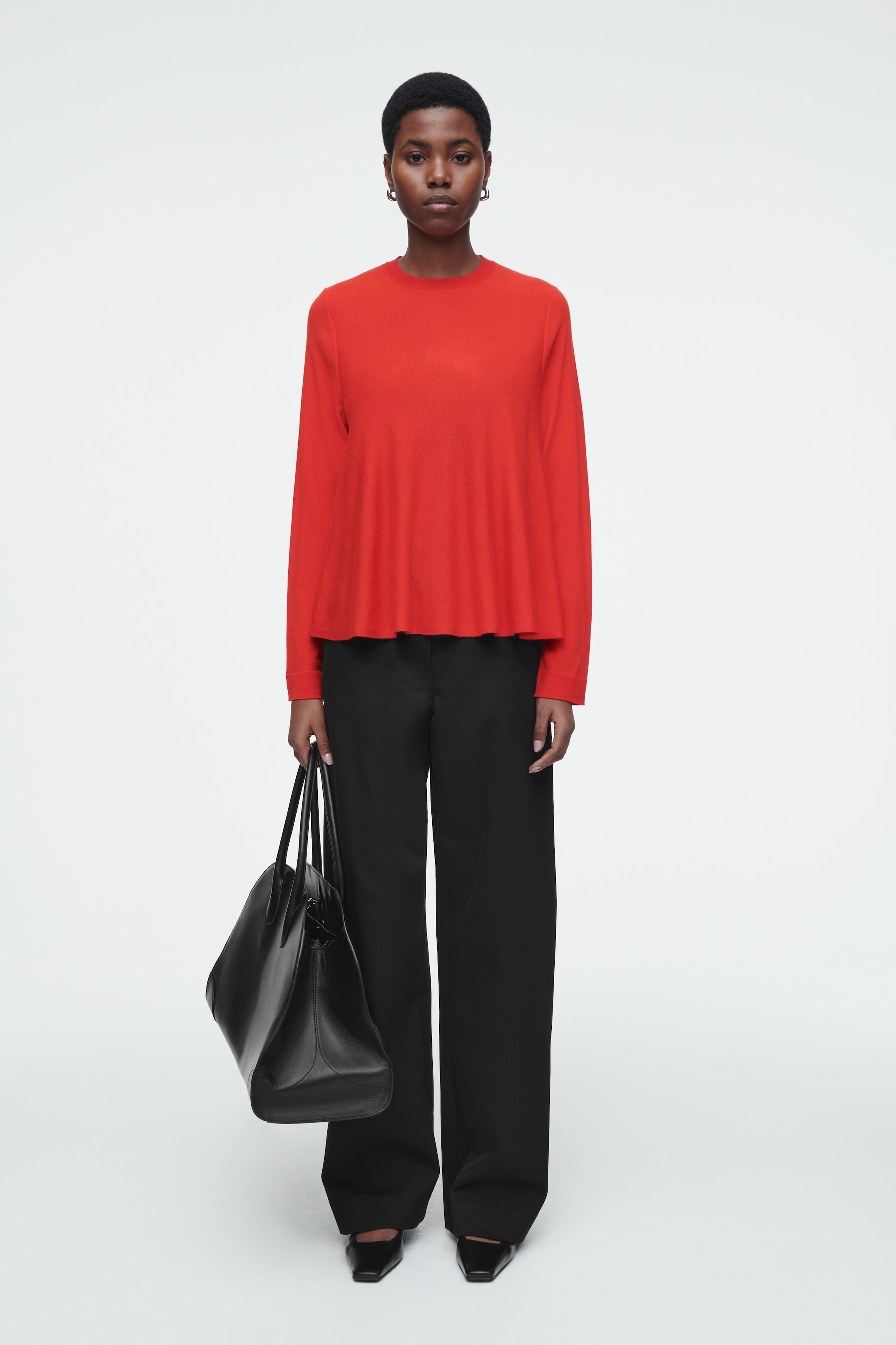 JERSEY EN TRAPECIO DE LANA MERINO