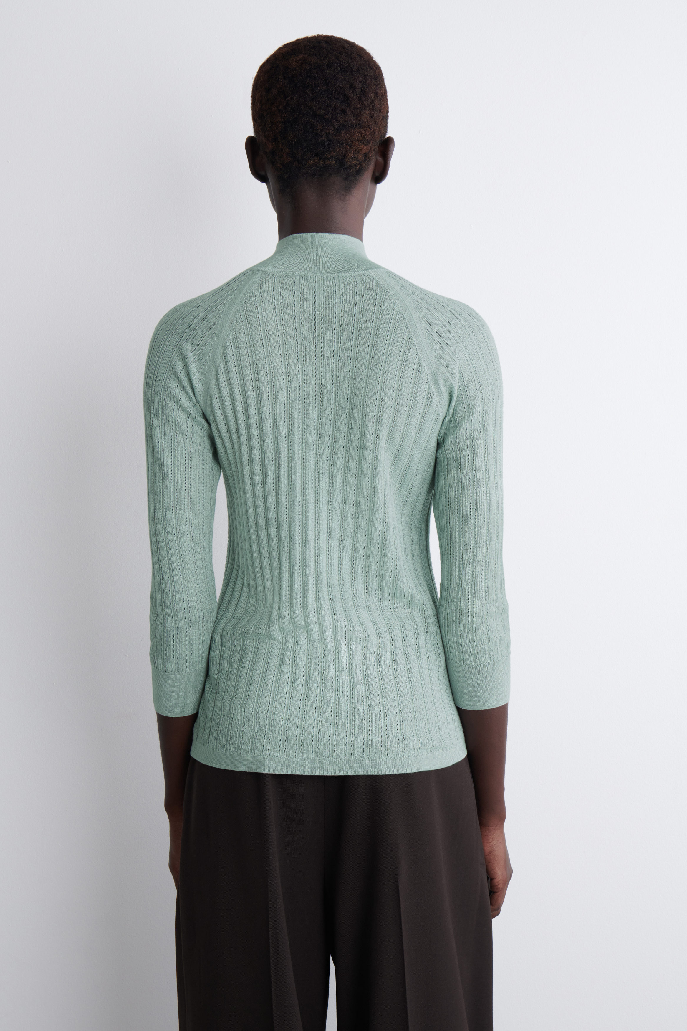 ニット・セーター IONSEOUL Luka Border Collar Knit (2color) JE584 241112_Argent_JL_55_Ribbed_Col