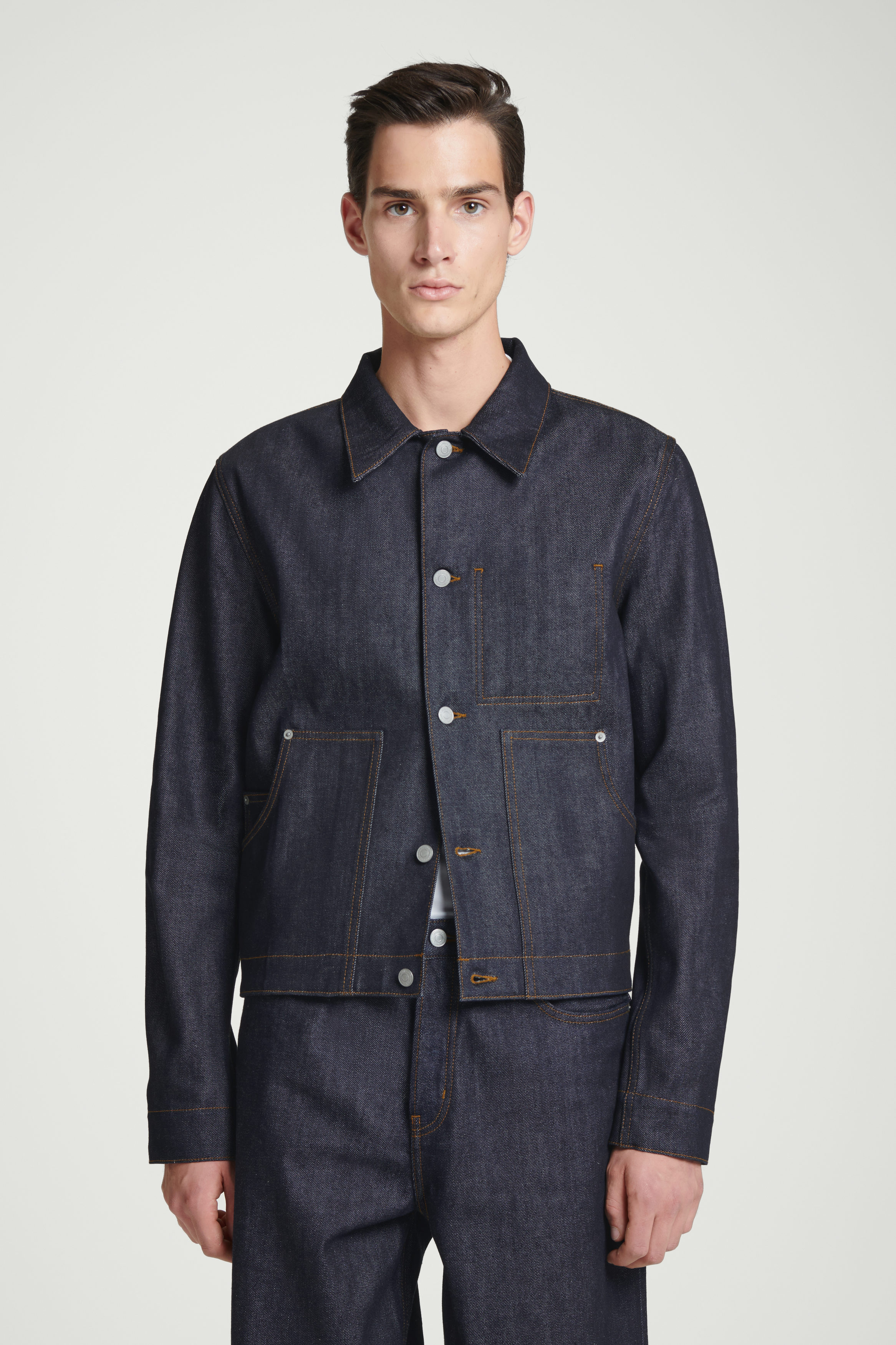 Cos デニムジャケット RELAXED DENIM JACKET - RAW INDIGO | COS
