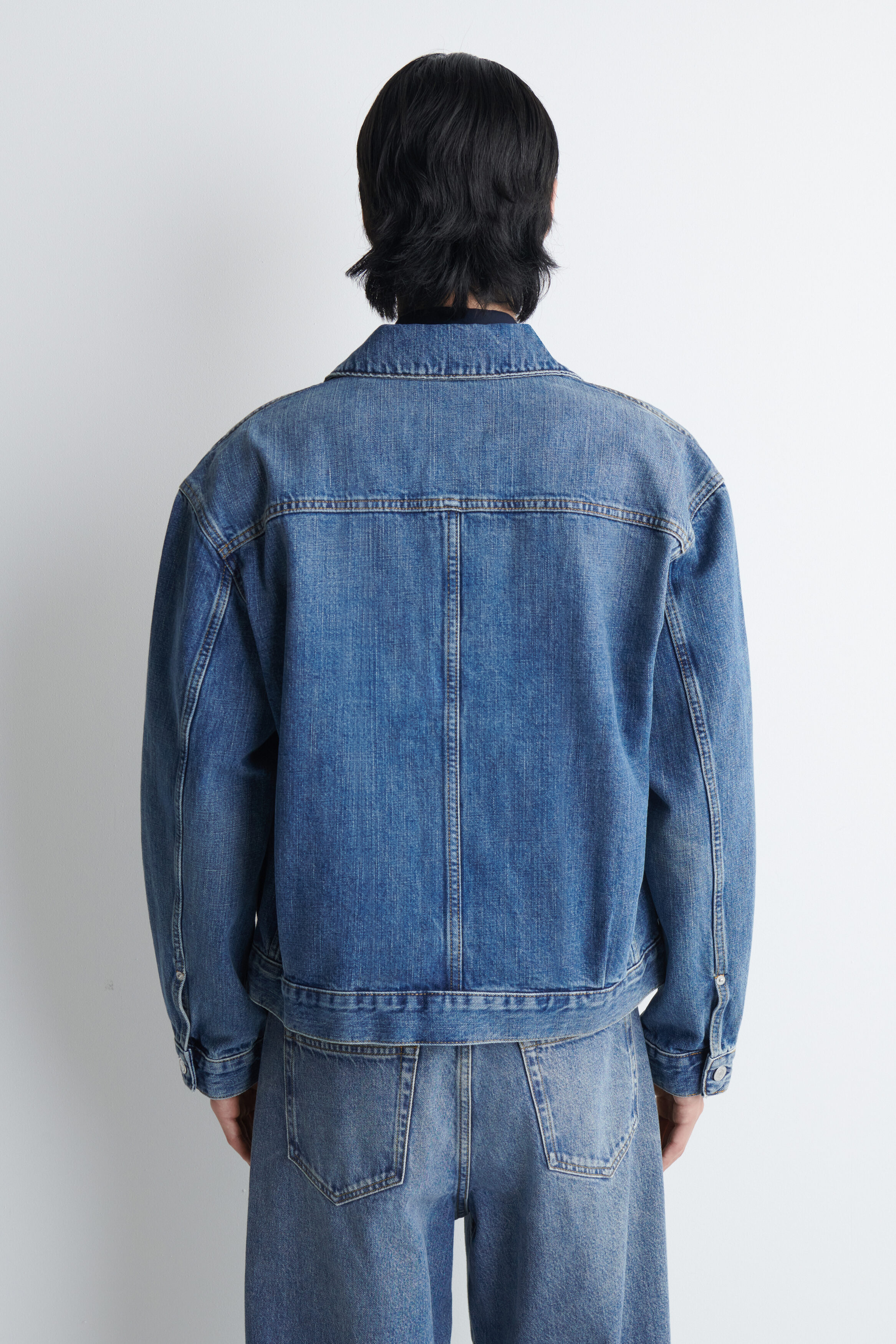 DENIM SHIRT JACKET - BLUE | COS US