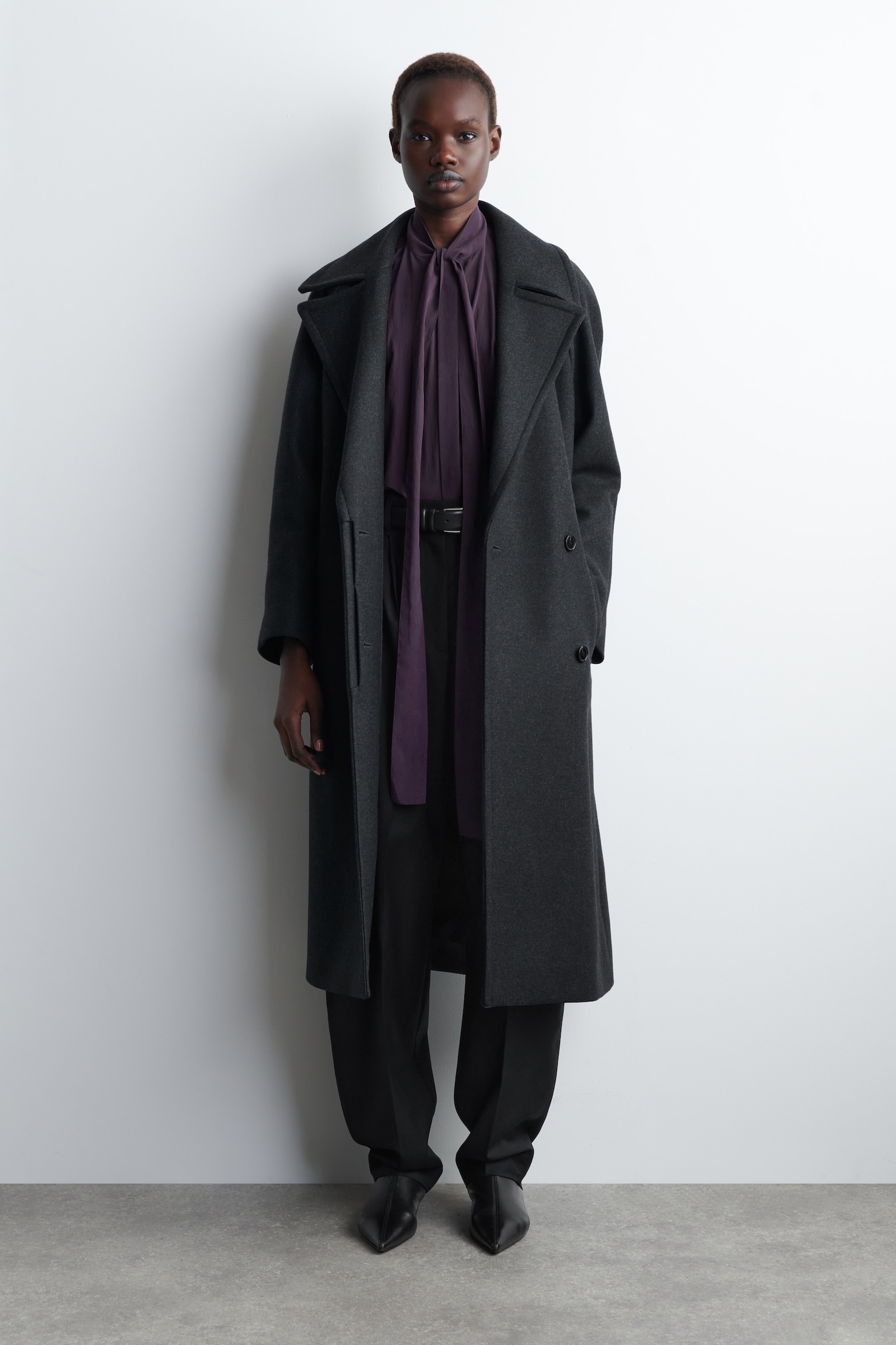 BLŮZA S DETAILY ŠÁTKU - PURPLE - 7