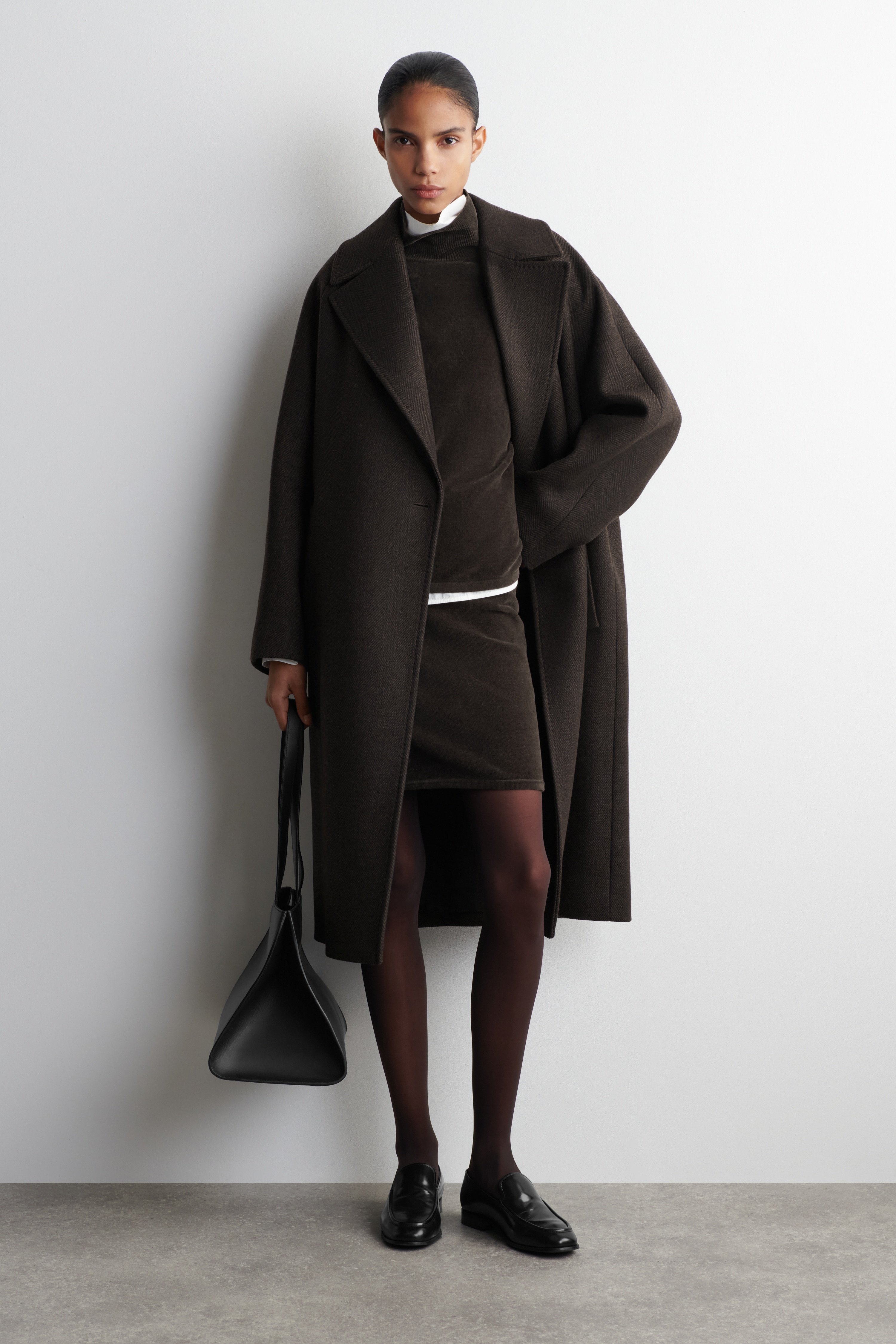 MINIROCK AUS CHENILLE - BRAUN