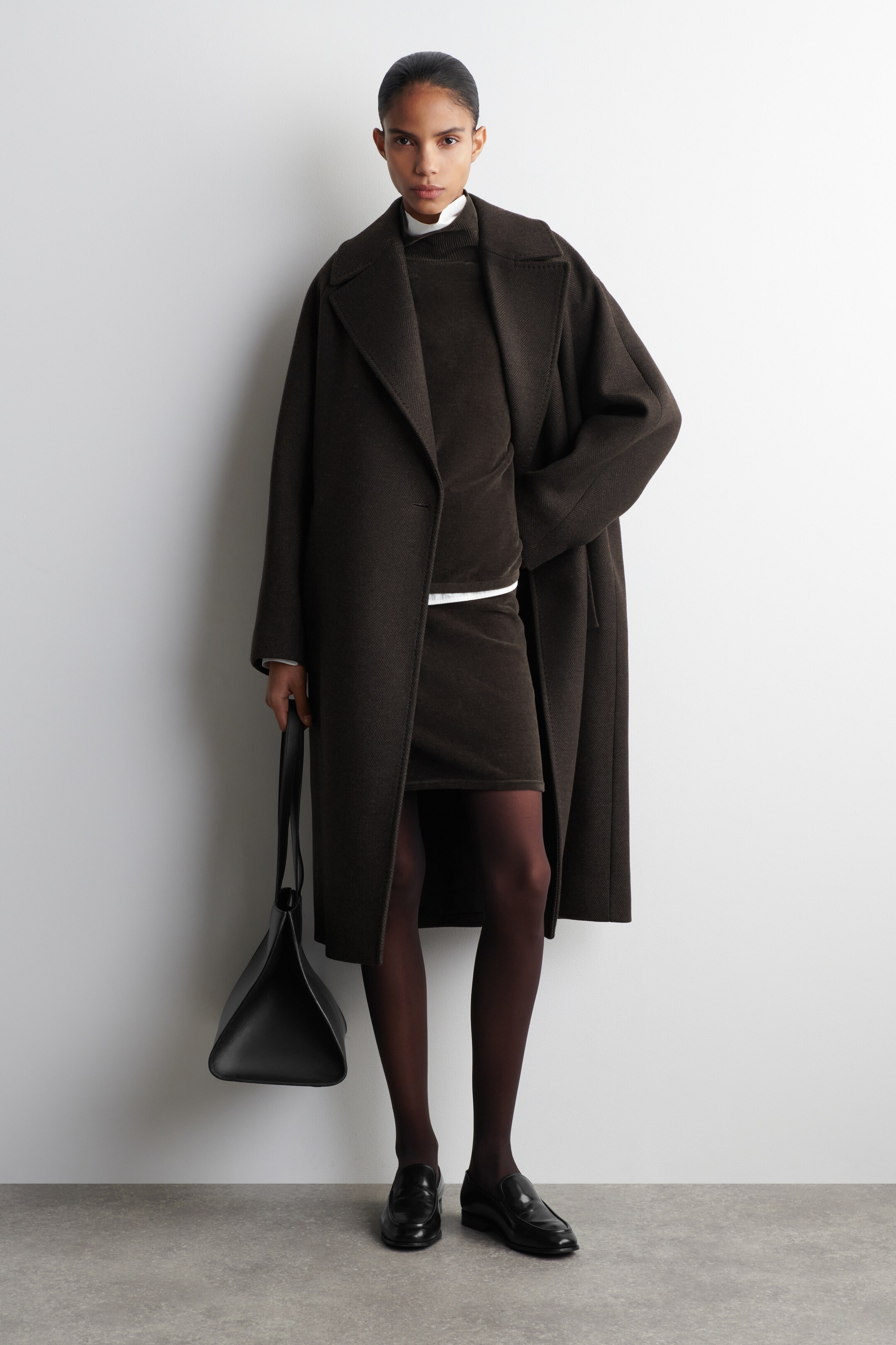 Ver imagem maior: saia mini em chenille - CASTANHO - SENHORA | H&M PT 1