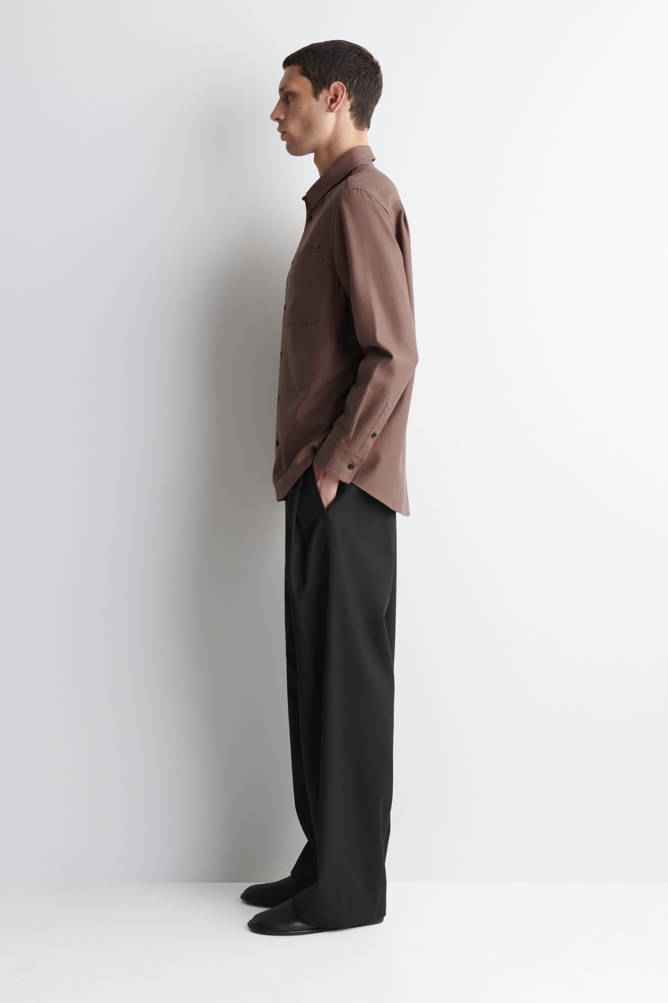 RELAXED TWILL SHIRT - thumbnail 3