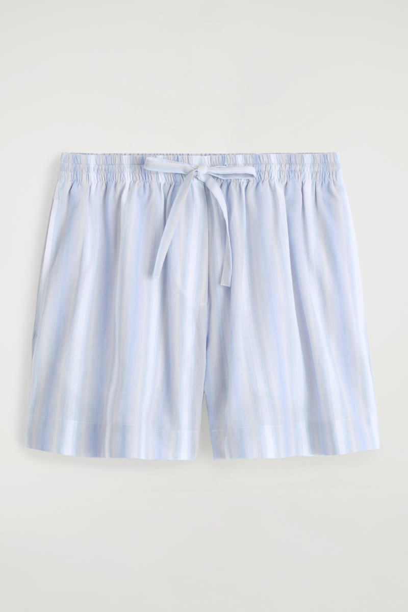 Striped Seersucker Shorts
