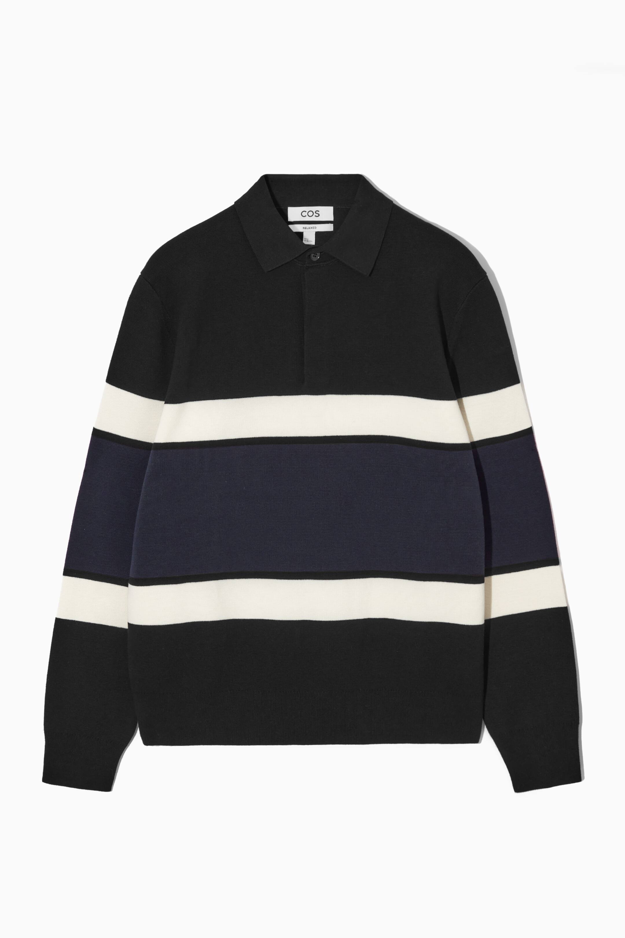 View larger image: STRIPED POLO SHIRT - BLACK / STRIPED - Men | H&M GB 1