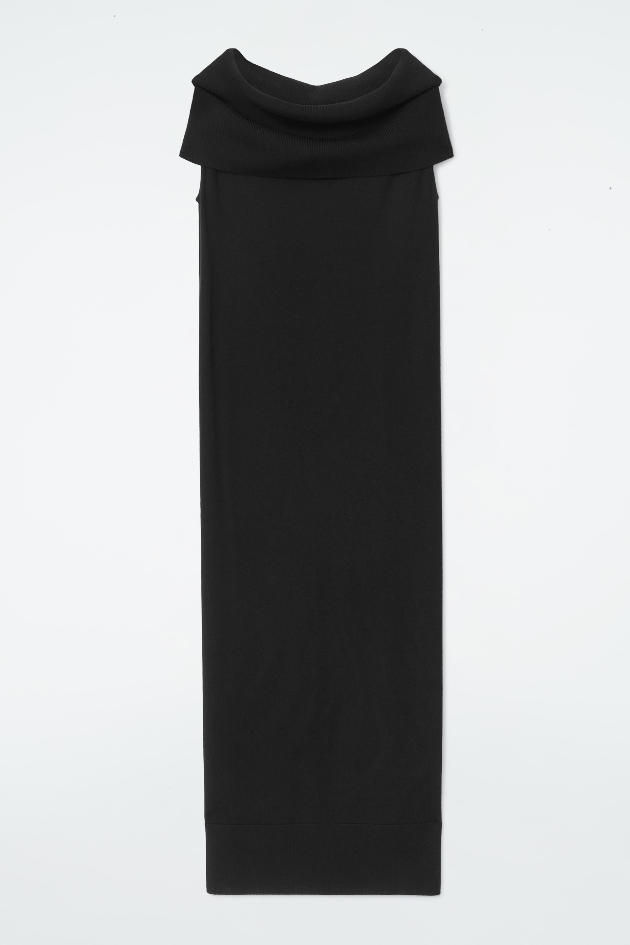 Grösseres Bild ansehen: KLEID AUS MERINOWOLLE MIT BARDOT-AUSSCHNITT - SCHWARZ - DAMEN | H&M CH 6