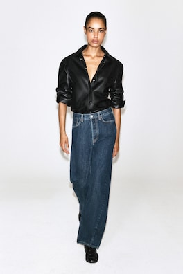 FACADE STRAIGHT-LEG JEANS — DARK BLUE 1