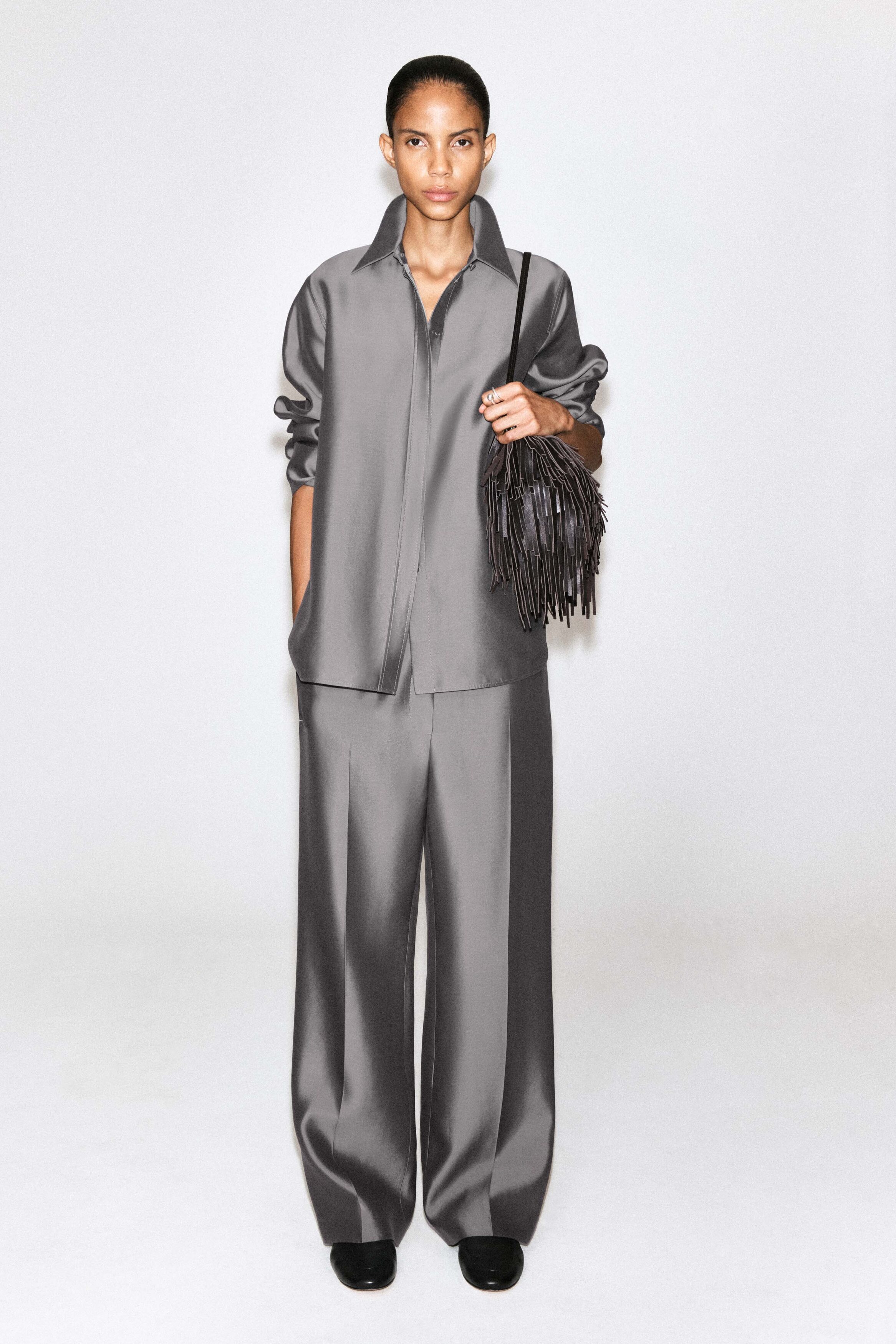 TAILORED SILK SHIRT - thumbnail 8