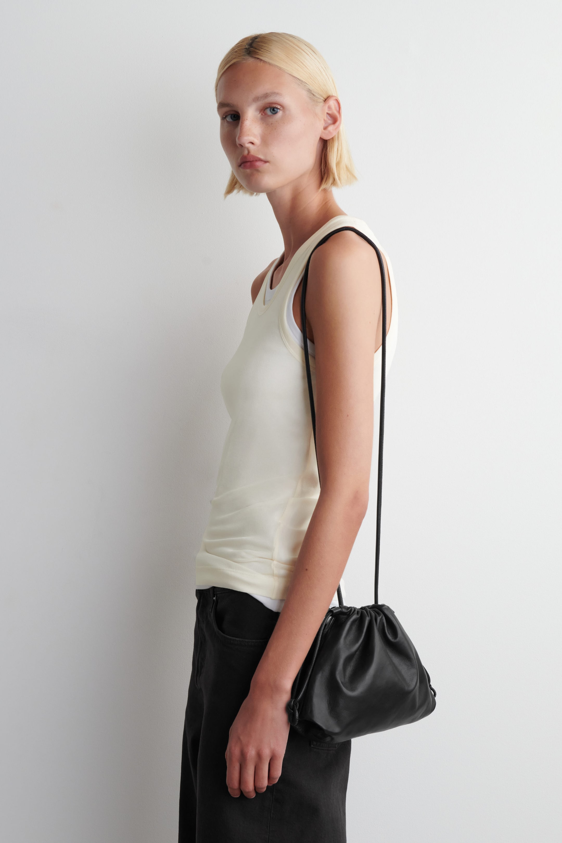 KLEINE CAVATELLI CLUTCH - LEDER