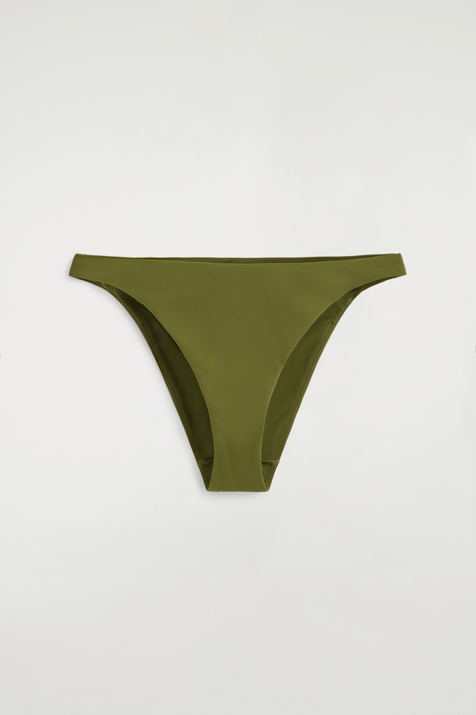 Braziliaanse bikinislips - kaki/WIT