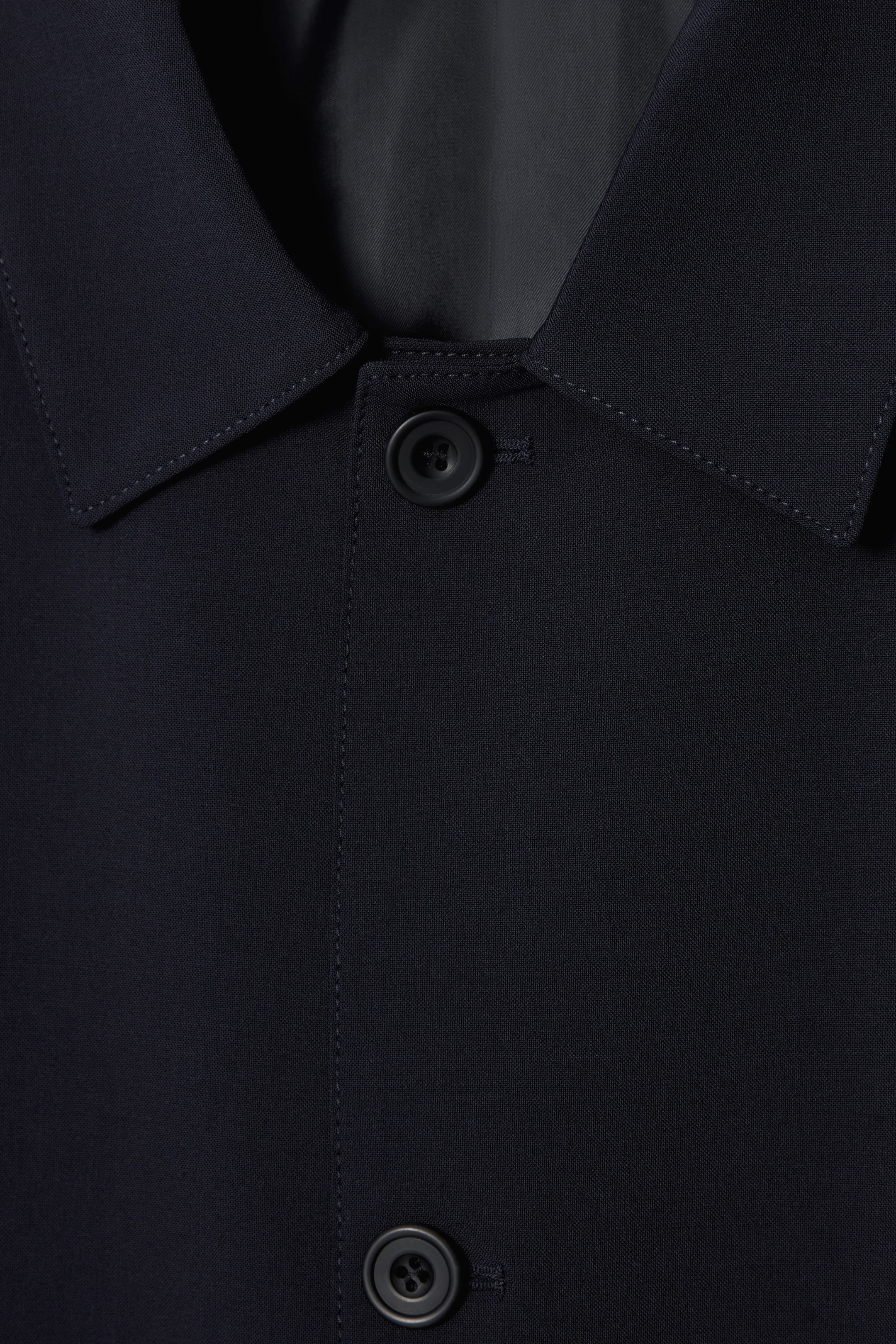 WOOL-BLEND CAR COAT