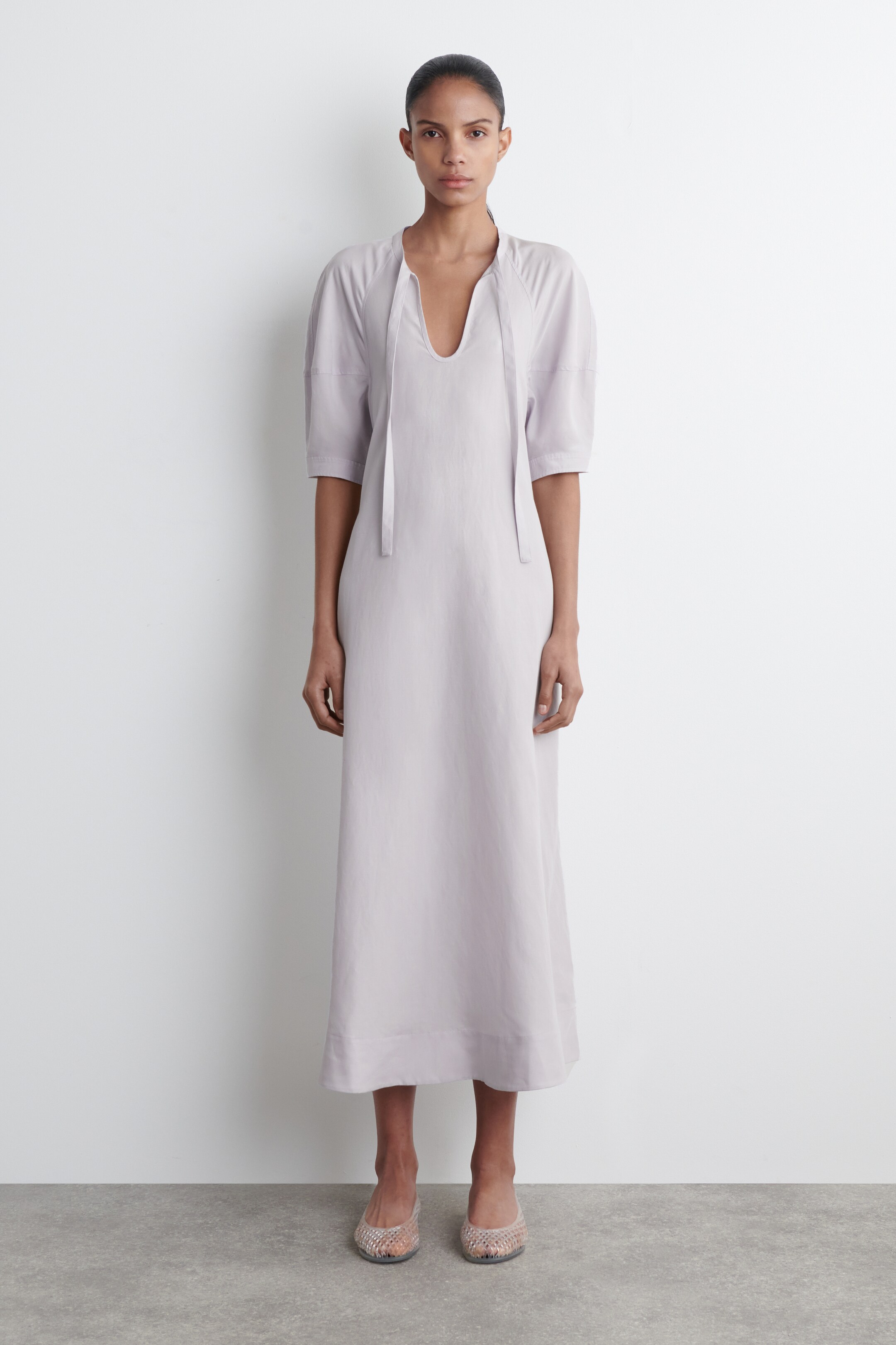 Visualizza immagine più grande: ABITO MIDI CON LACCETTI - LILLA - DONNA | H&M IT 3