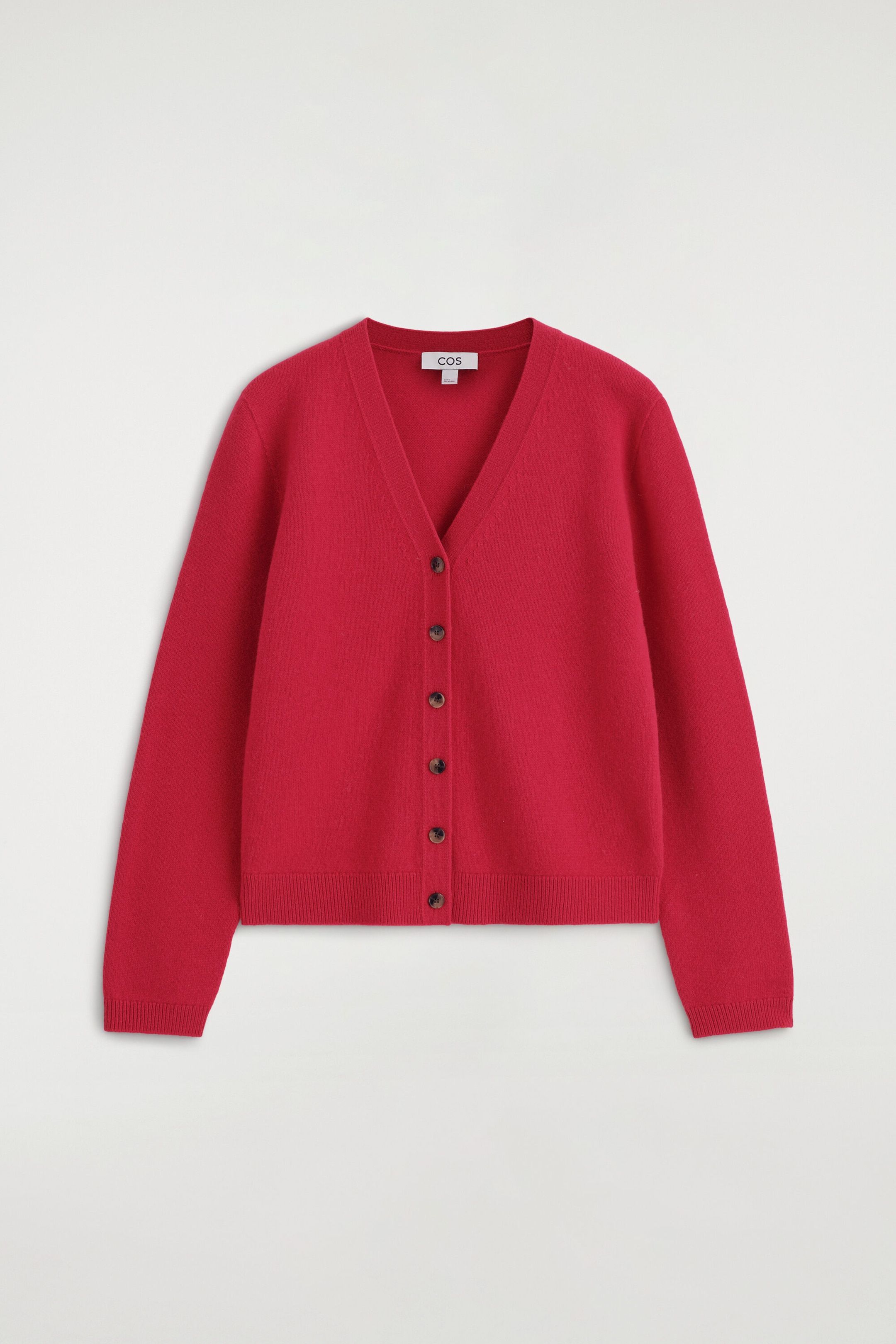 STRICKJACKE AUS MERINOWOLLE MIT V-AUSSCHNITT