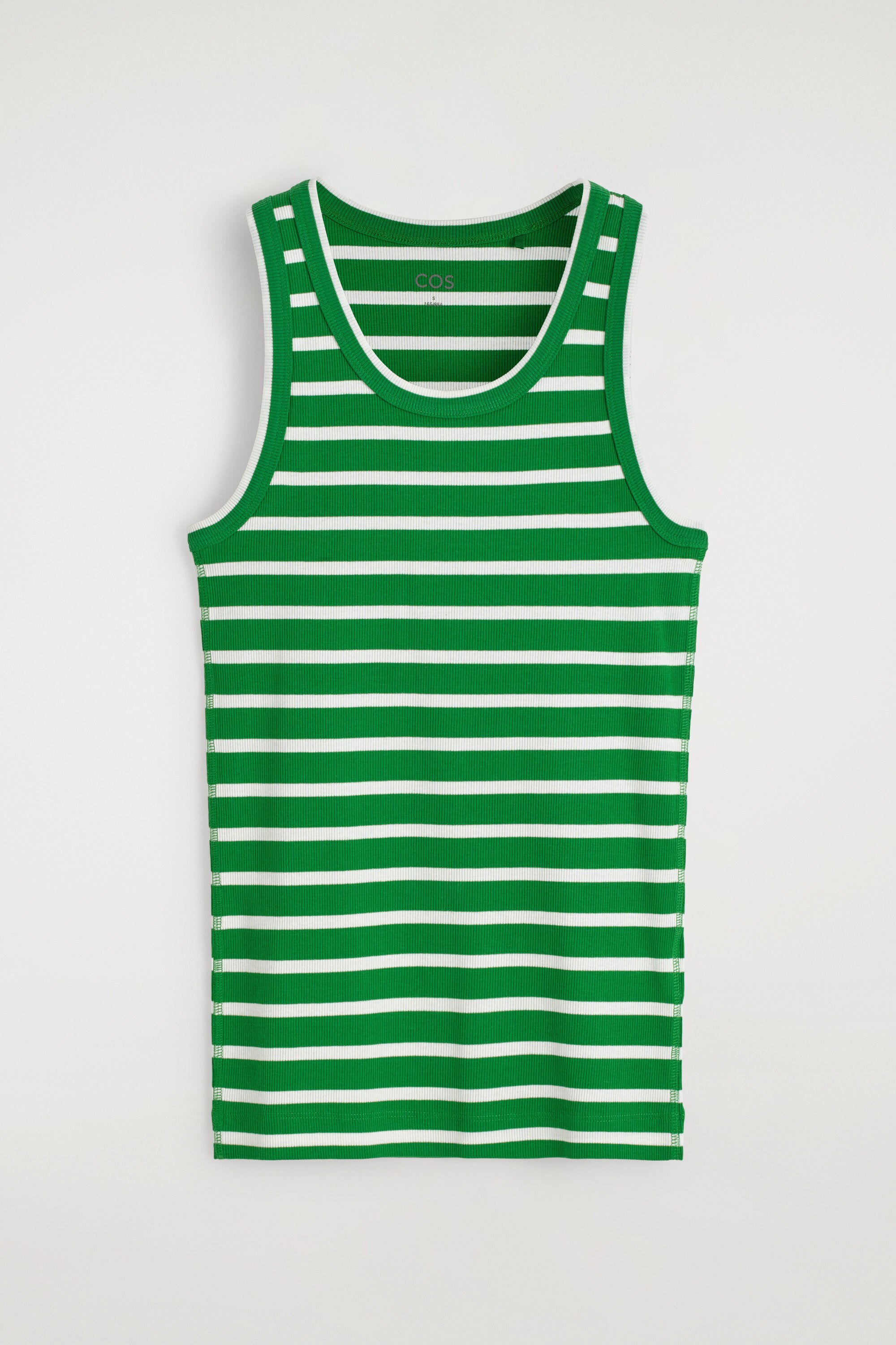 KOCH 売れ筋商品|||コッホ Tシャツ トップス レディース Tops Green RIBBED TANK TOP - MOSS GREEN | COS