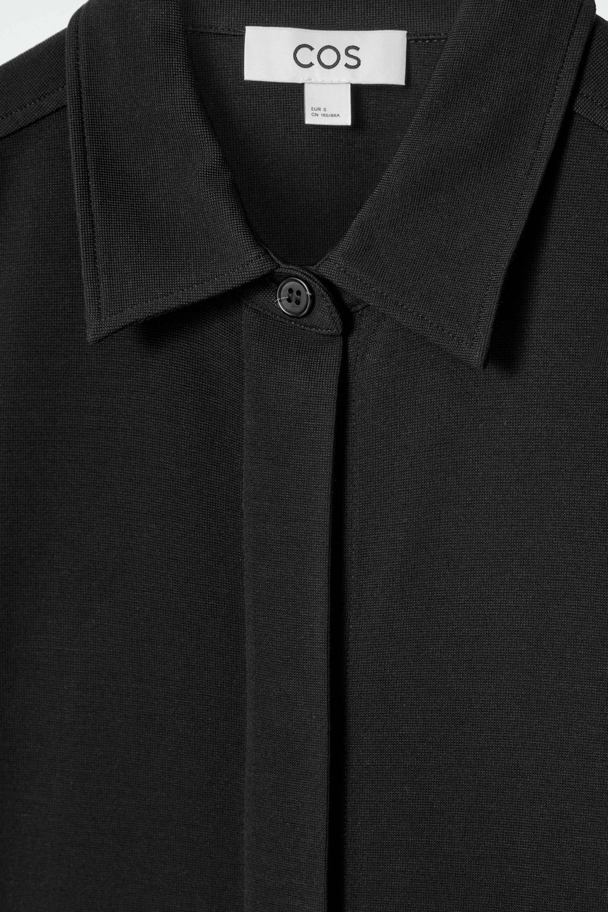 SHORT-SLEEVED JUMPSUIT - BLACK | COS DK
