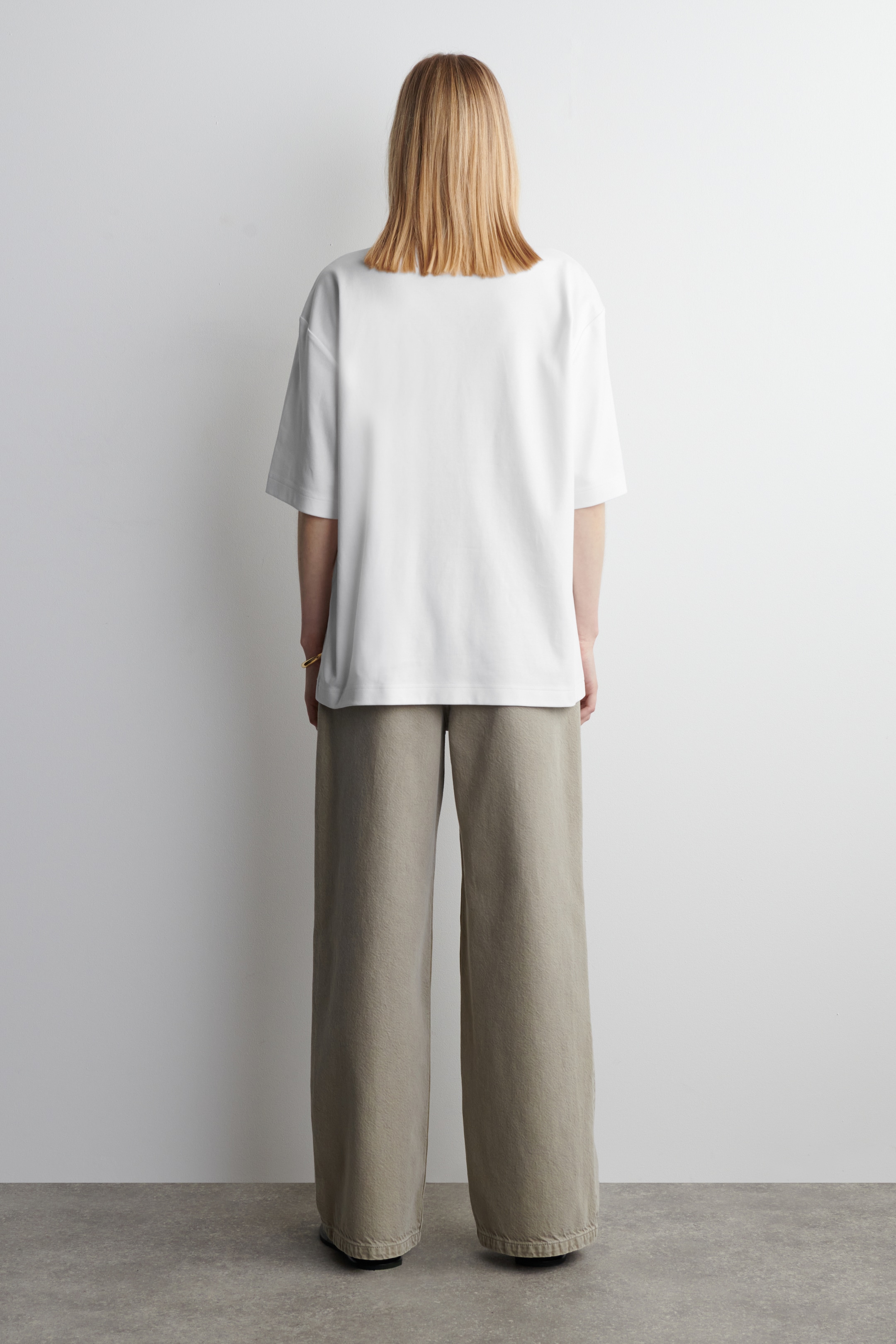 Grotere afbeelding bekijken: OVERSIZED KATOEN T-SHIRT - WIT - DAMES | H&M BE 4