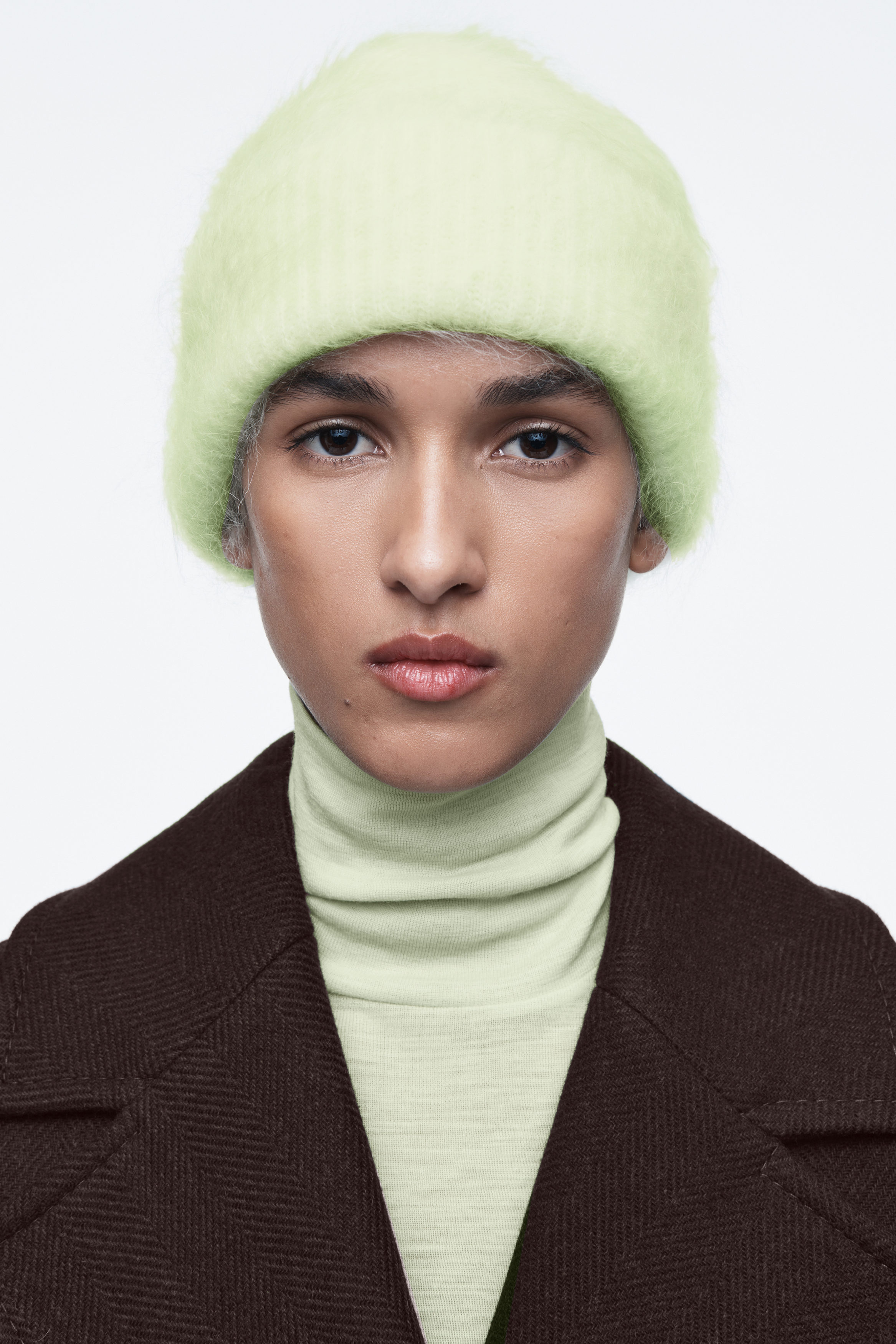 EMODA（エモダ）の「【VEQUM】MOHAIR KNIT CAP（キャップ）」 - WEAR