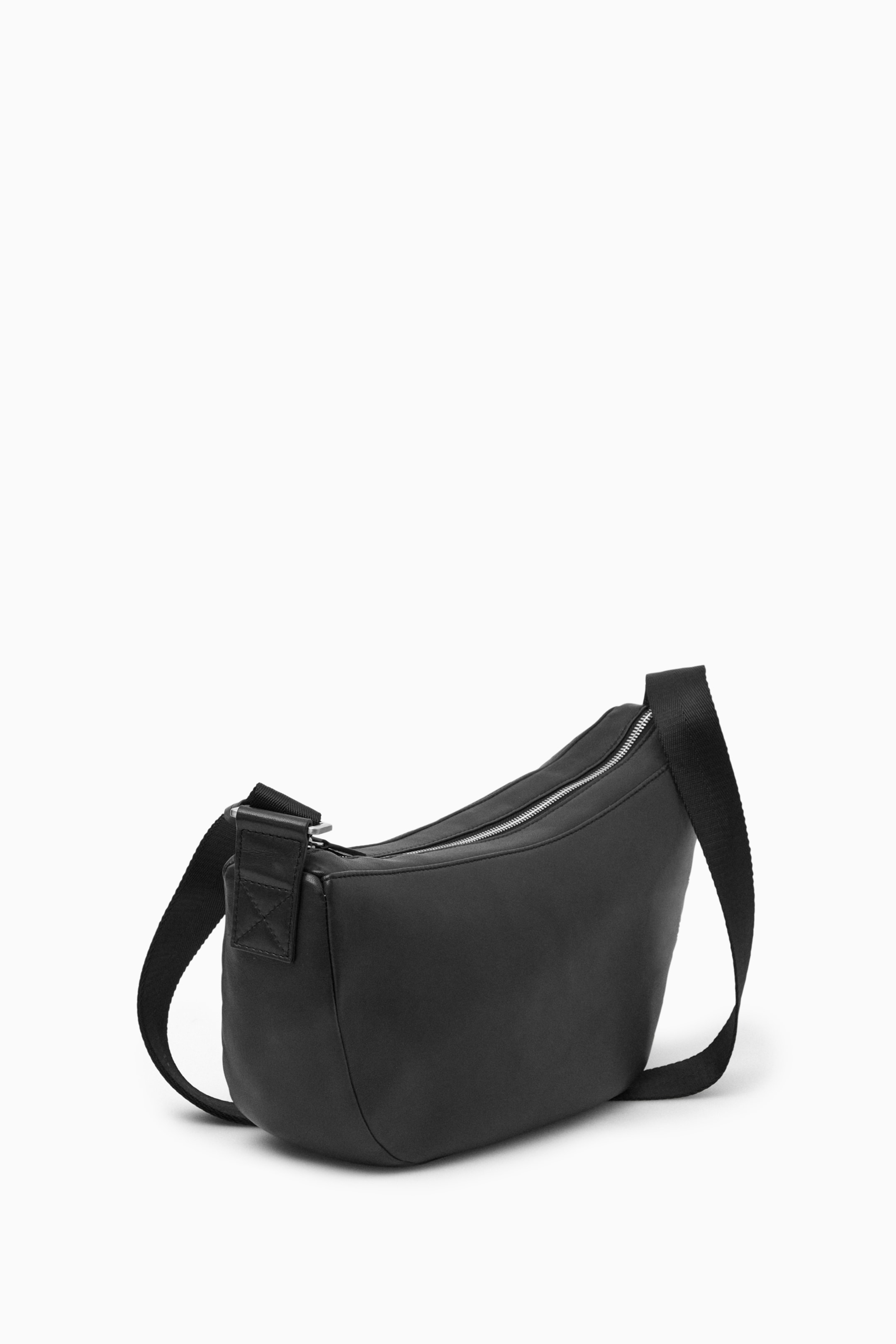 View larger image: CRESCENT CROSSBODY BAG - LEATHER - BLACK - Men | H&M GB 2