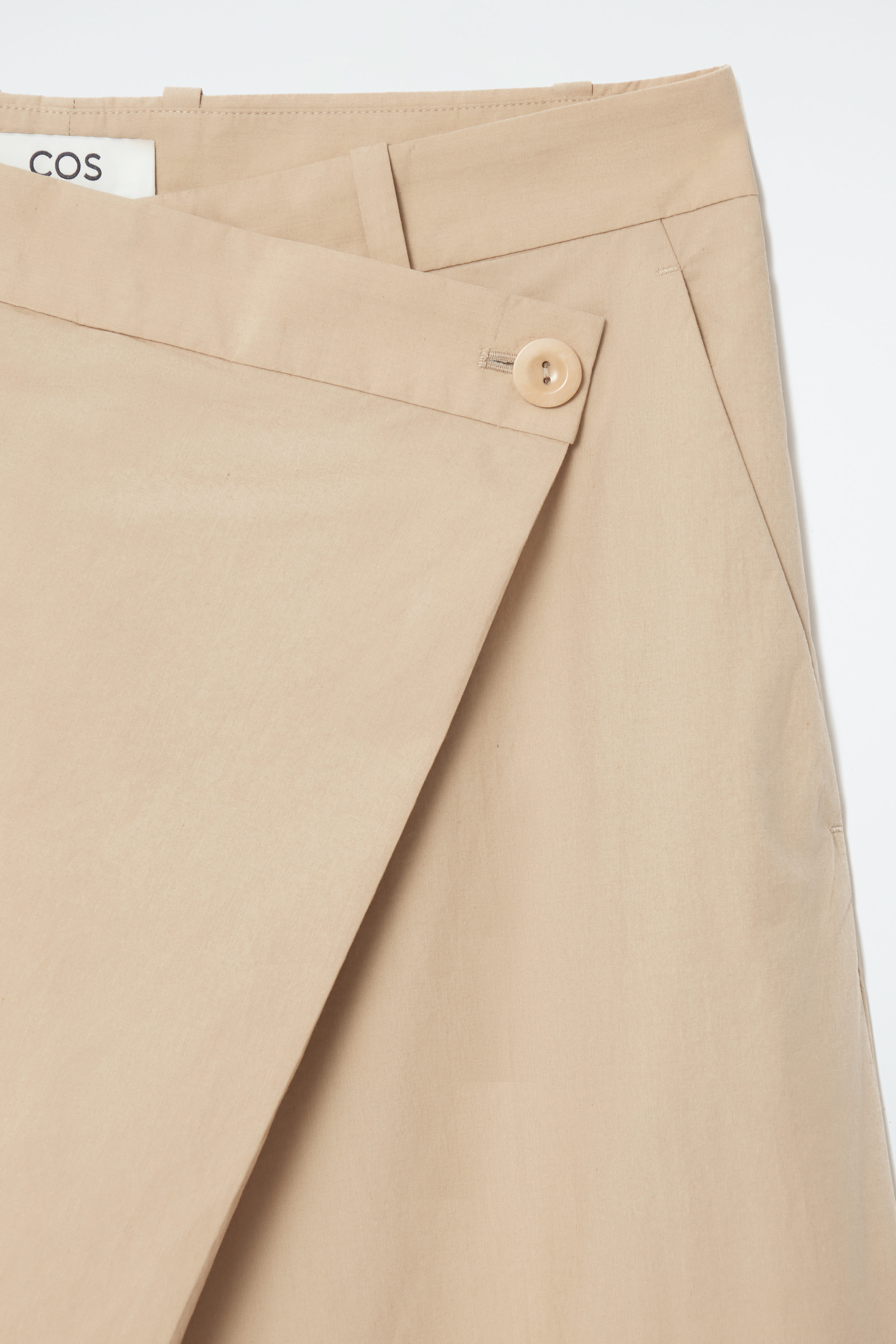 L'Or asymmetry wrap pants（beige） ASYMMETRIC WRAP PANTS - BEIGE | COS