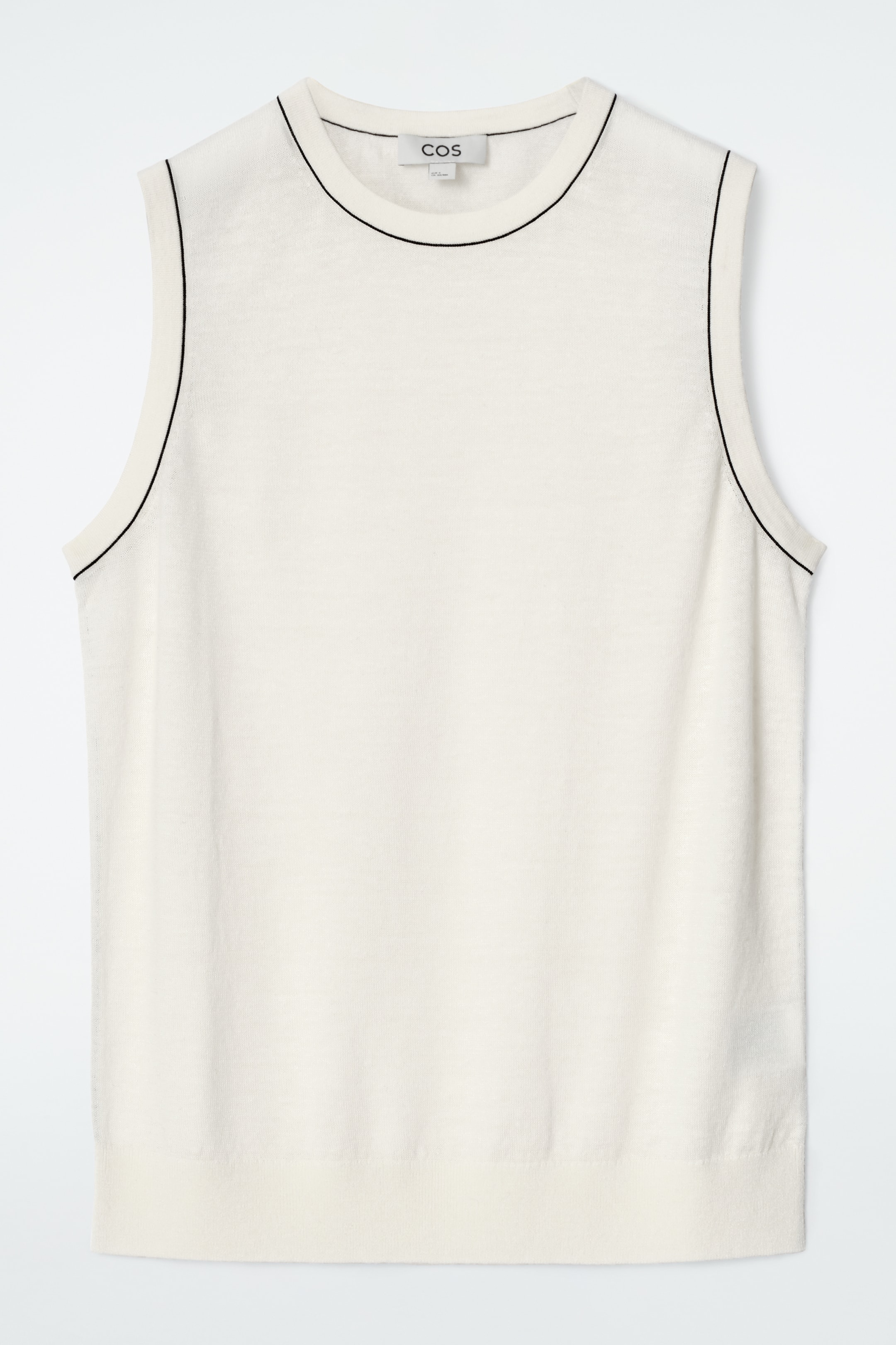 Ver imagen más grande: TOP EN MEZCLA DE LINO Y LANA MERINO - BLANCO ROTO - MUJER | H&M ES 6