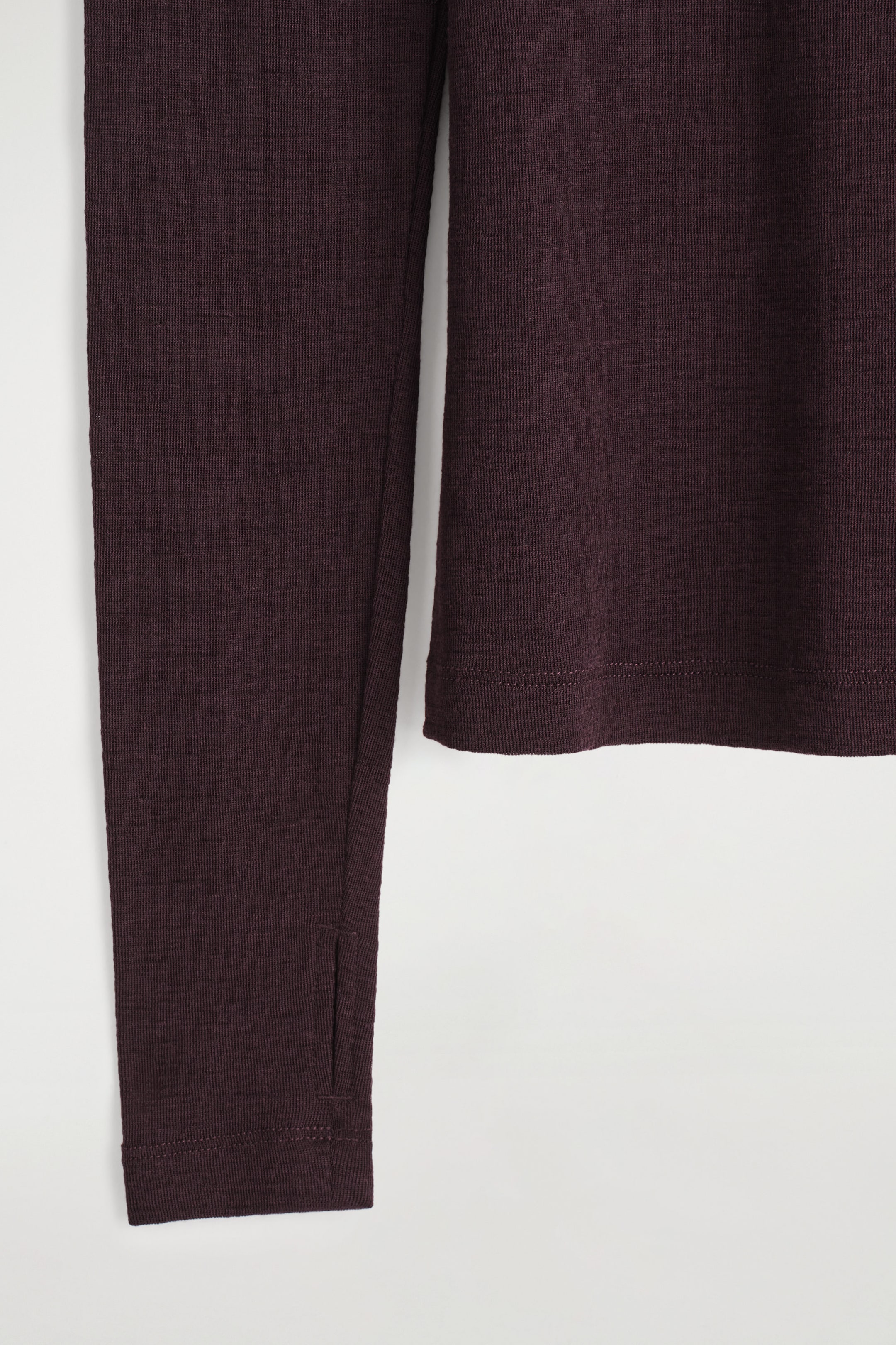 MERINO WOOL HIGH-NECK TOP