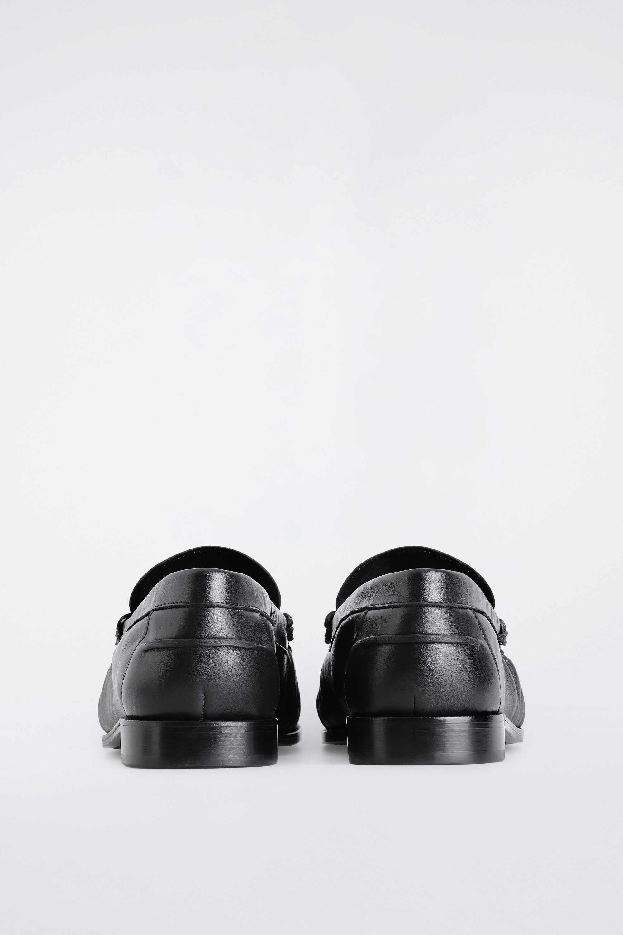 RUCHED LEATHER LOAFERS - thumbnail 2