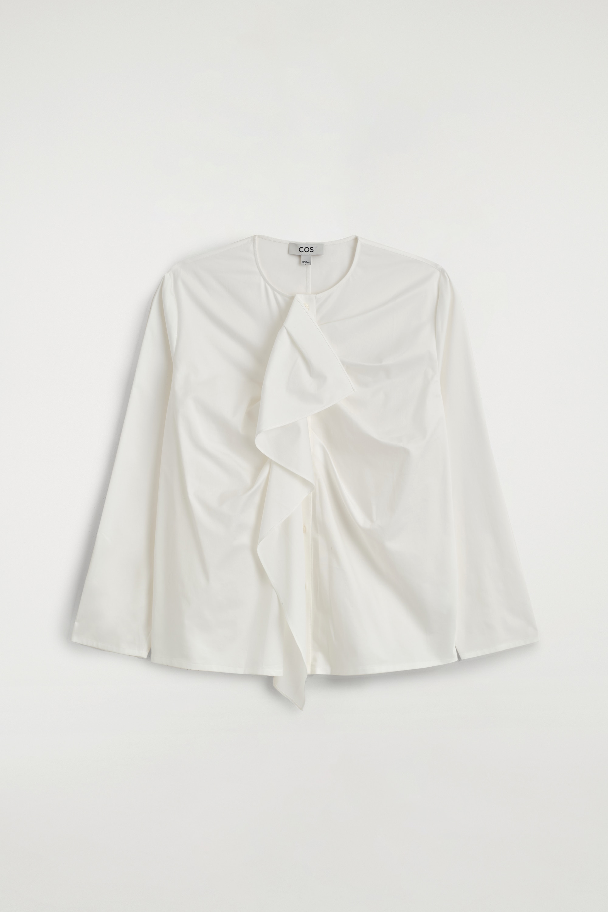 BLUSA IN COTONE CON RUCHES